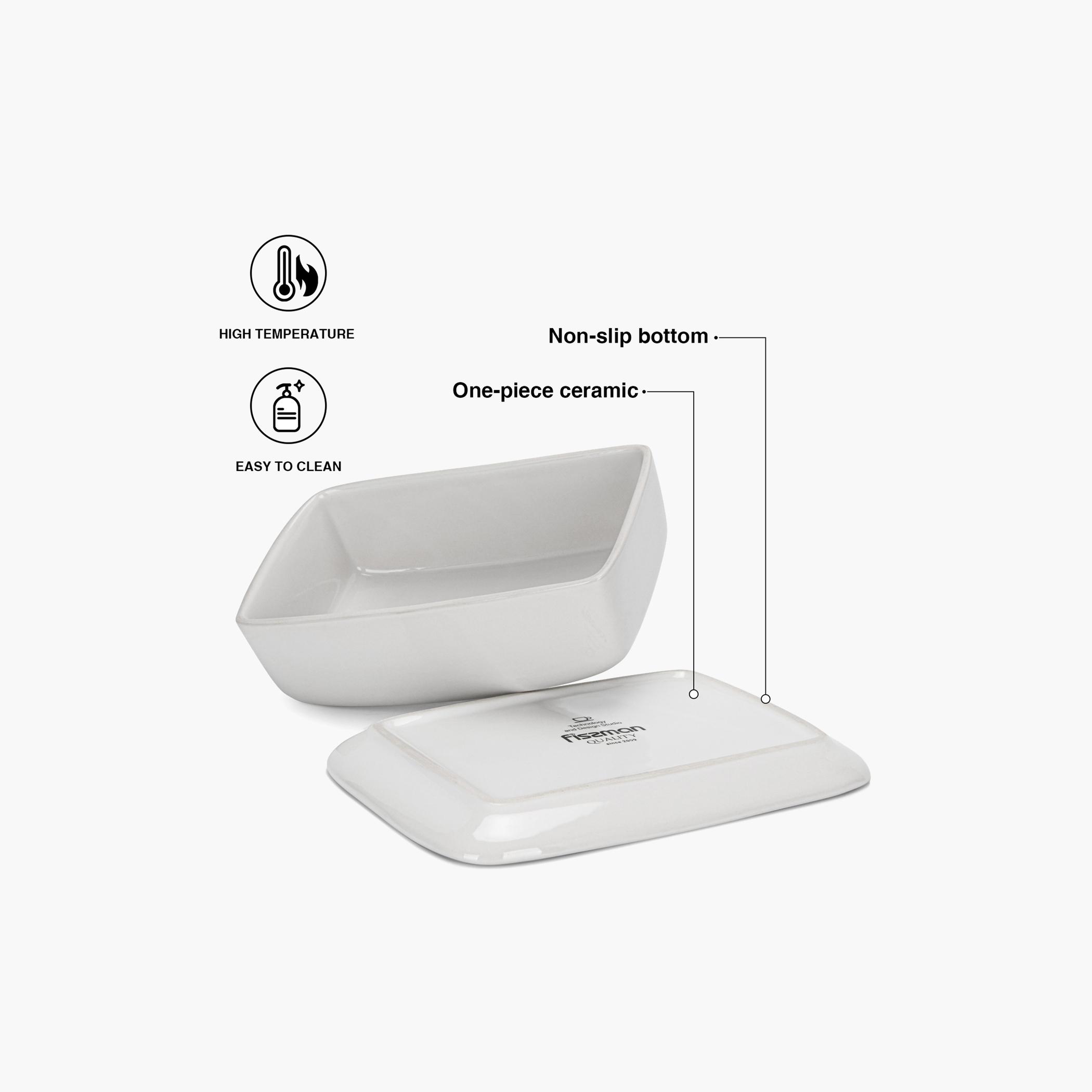 صحن زبدة من سلسلة سيلين من فيسمان - 20×10.5 سم-household-dining-serveware-servingtrays-image-4