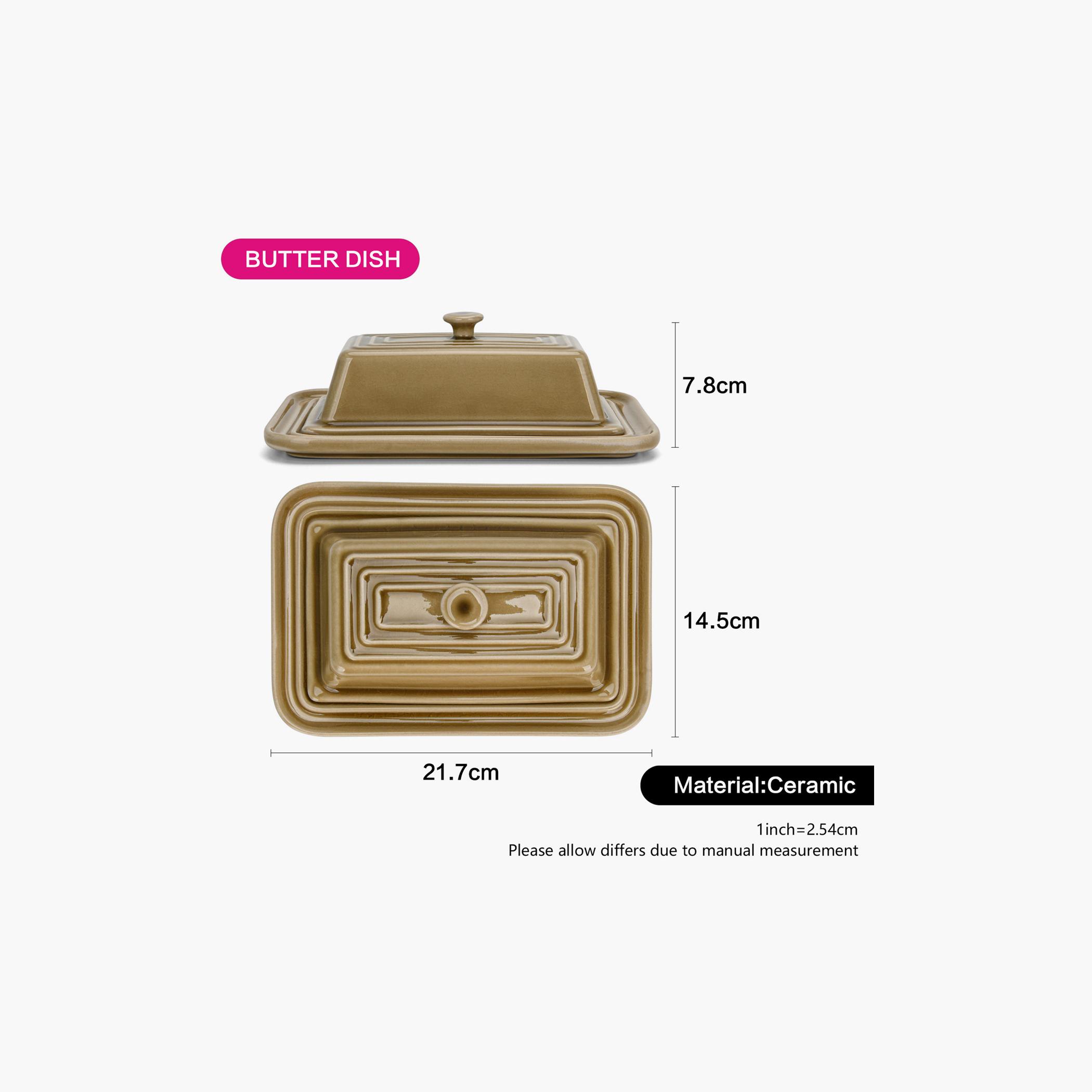 صحن زبدة سيراميك من فيسمان - 22 سم-household-dining-serveware-servingtrays-image-6