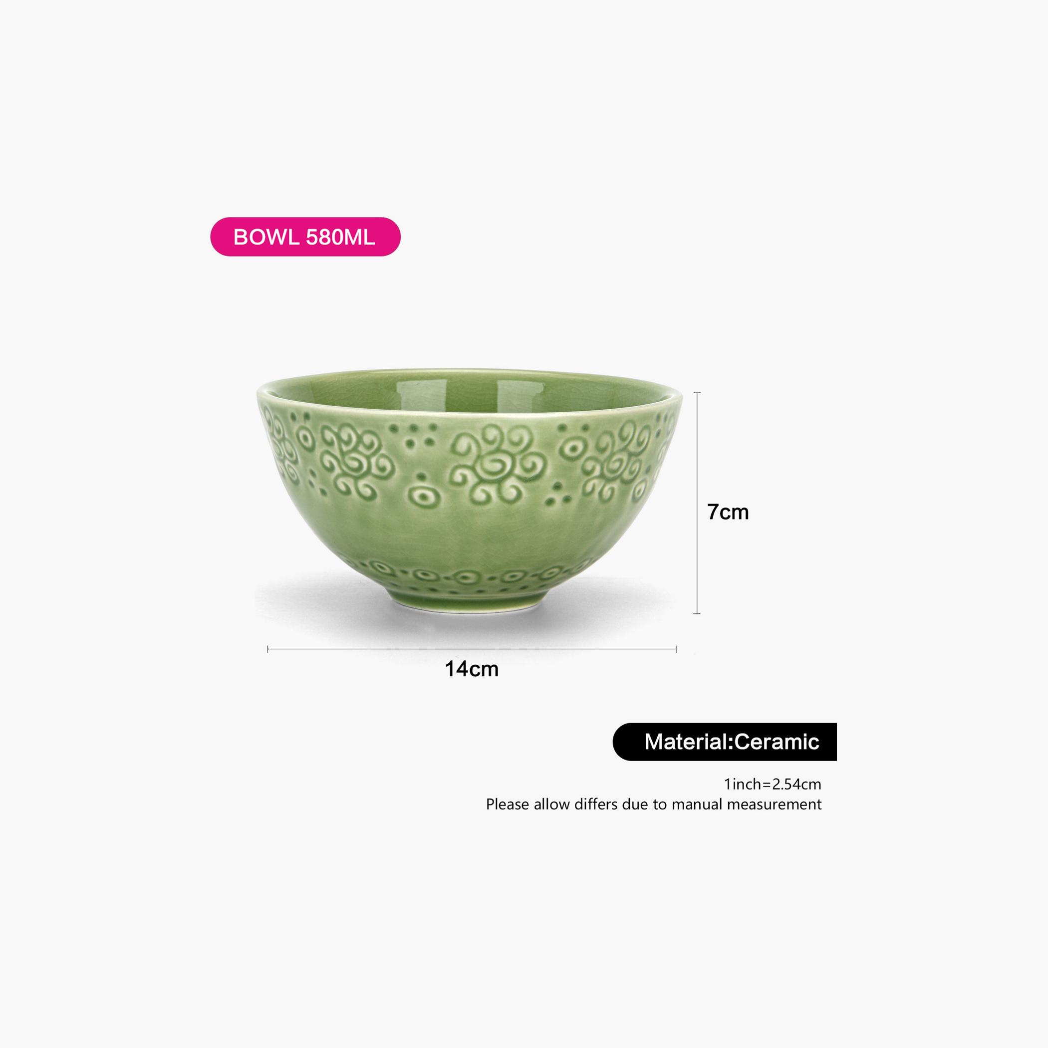 Ceramic Bowl - 580 ml-household-dining-dinnerware-bowls-image-3