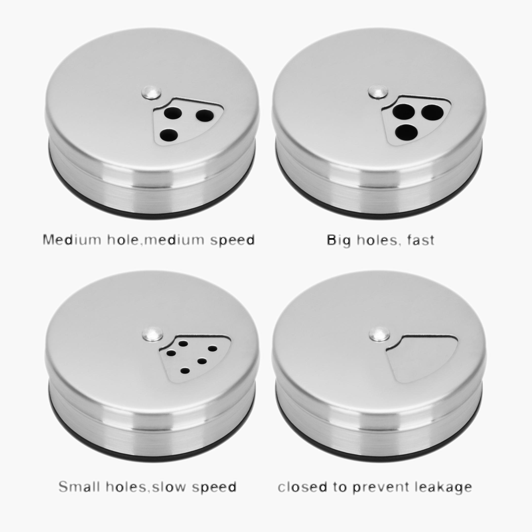 Fissman 5-Piece Salt and Pepper Shaker Set - 80 ml-household-kitchen-foodstorage-spiceracksandjars-image-6