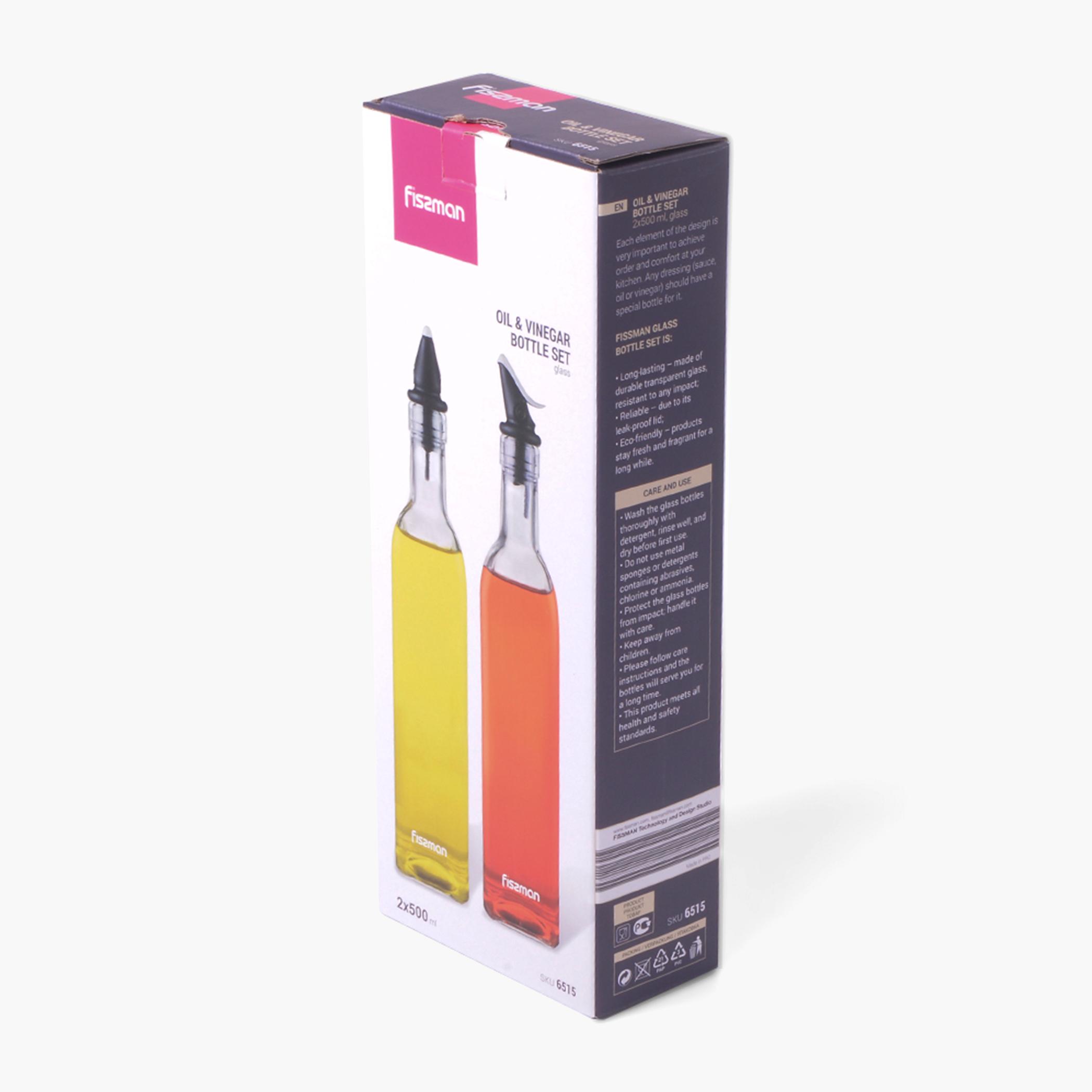 Glass 2-Piece Oil and Vinegar Bottle Set-household-kitchen-foodstorage-oilandvinegar-image-5