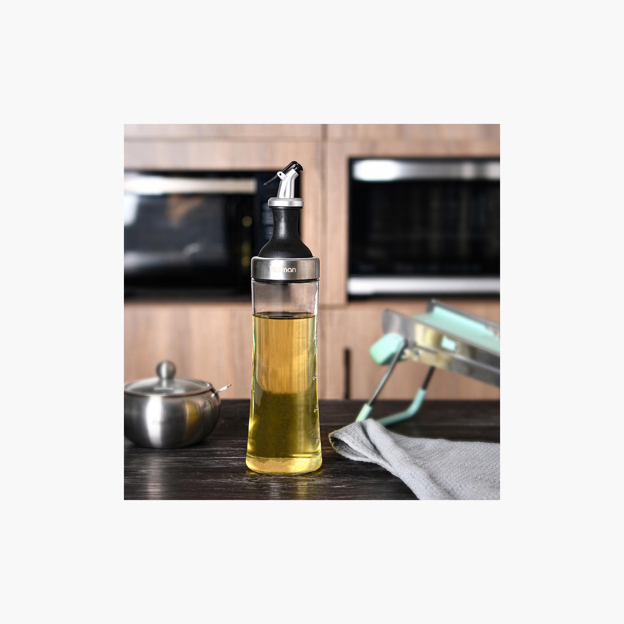 Glass Oil Dispenser - 570 ml-household-dining-dinnerware-dinnerwarecollections-image-1