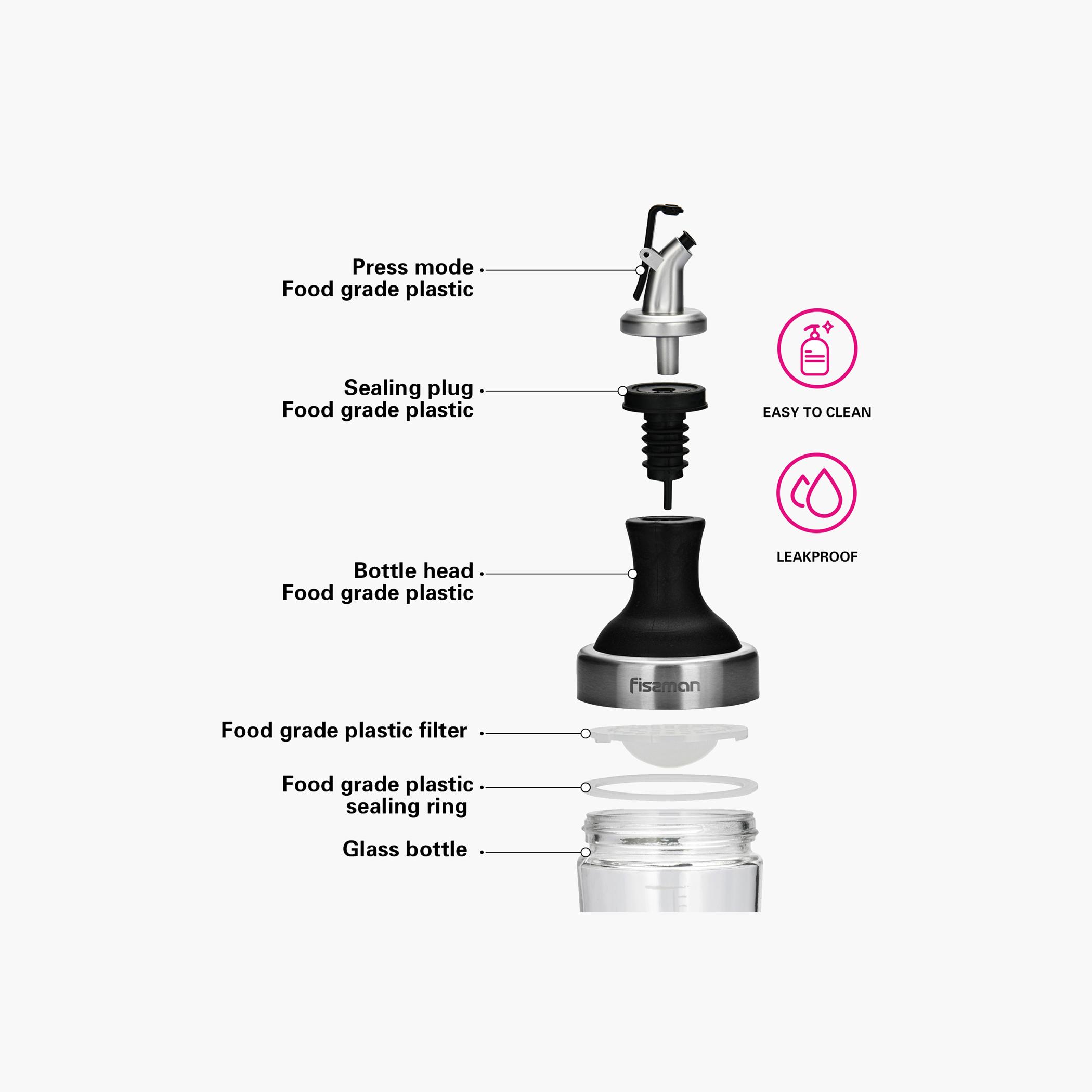 Glass Oil Dispenser - 570 ml-household-dining-dinnerware-dinnerwarecollections-image-4