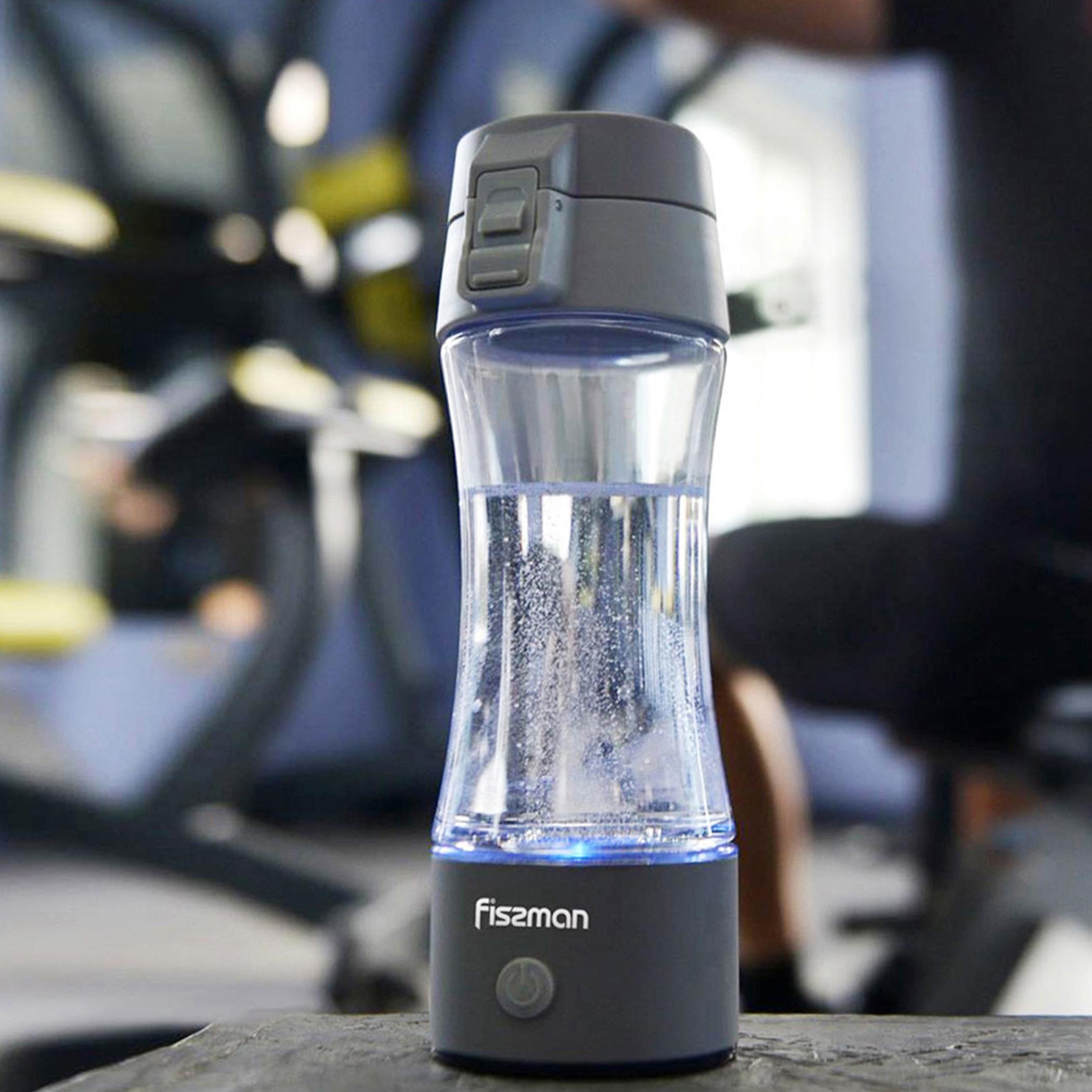 Portable Shaker Water Bottle with USB and Hydrogen Rich Water Generator - 320 ml-household-dining-drinkserveware-bottles-image-1