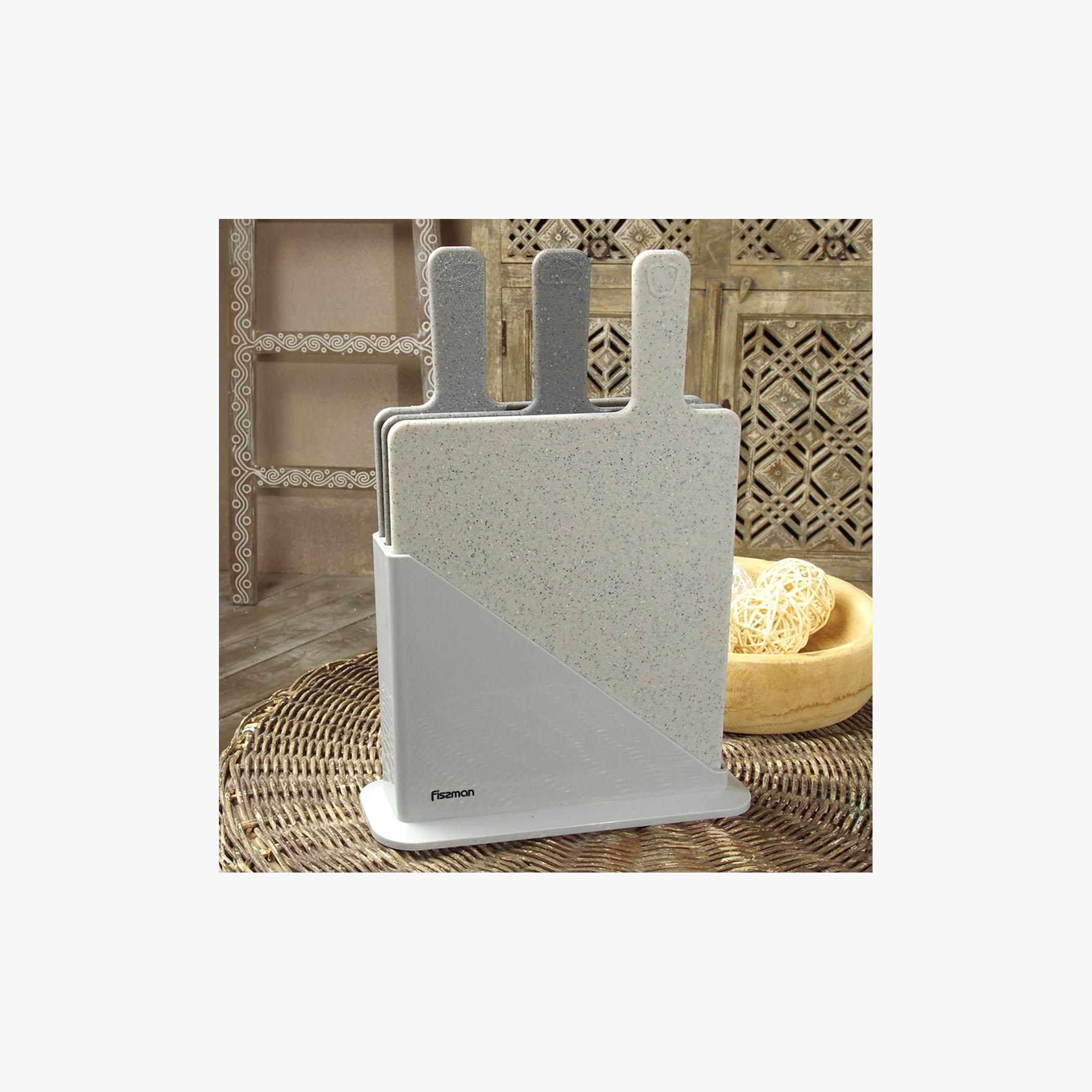 Solid 3-Piece Cutting Board Set with Stand-household-kitchen-kitchentoolsandutensils-cuttingboards-image-1