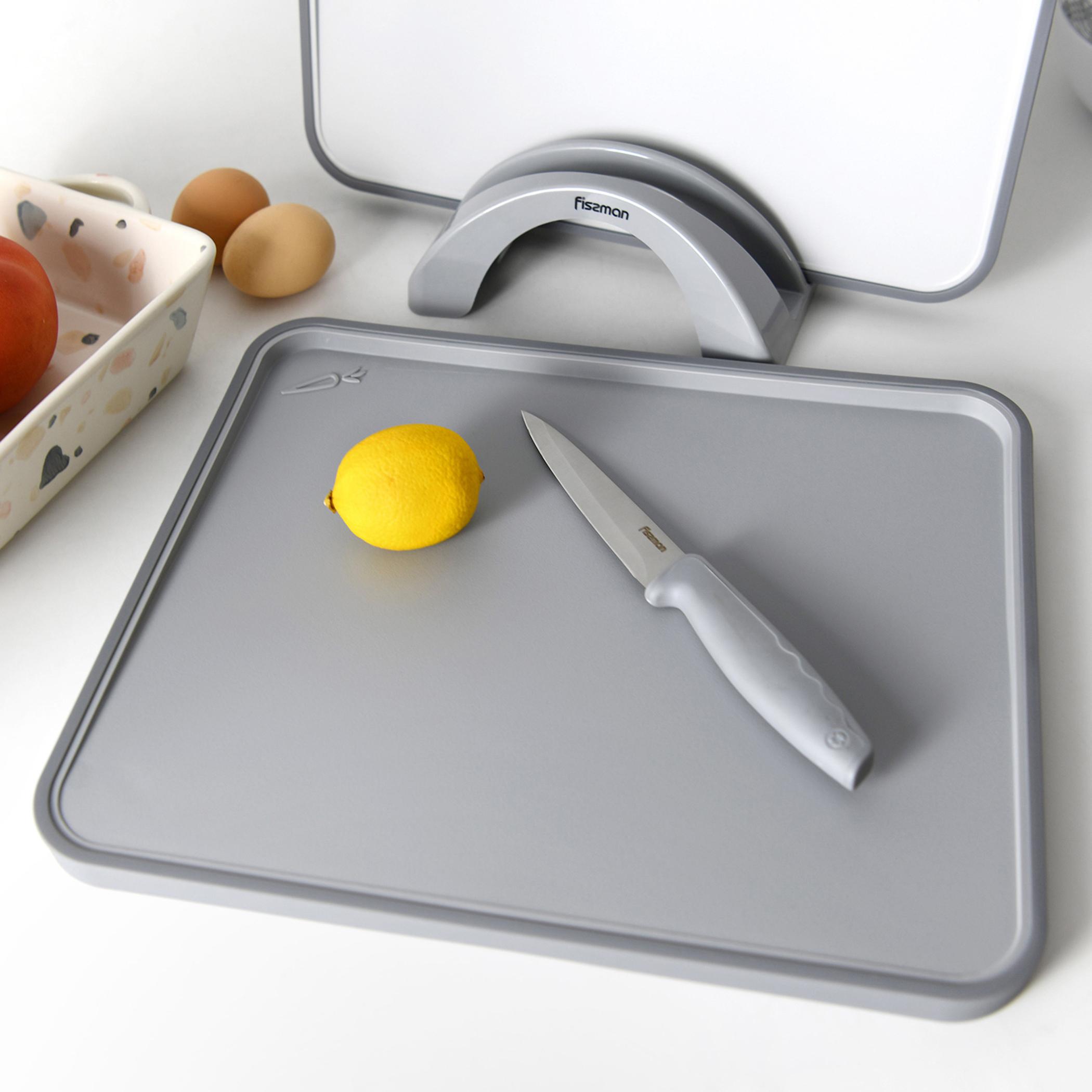 Rectangular 2-Piece Chopping Board with Holder-household-kitchen-kitchentoolsandutensils-cuttingboards-image-1