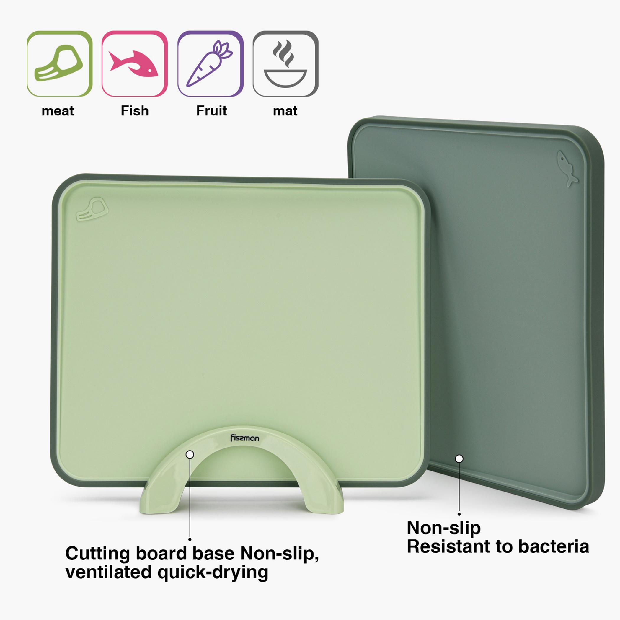 Rectangular 2-Piece Chopping Board with Holder-household-kitchen-kitchentoolsandutensils-cuttingboards-image-3