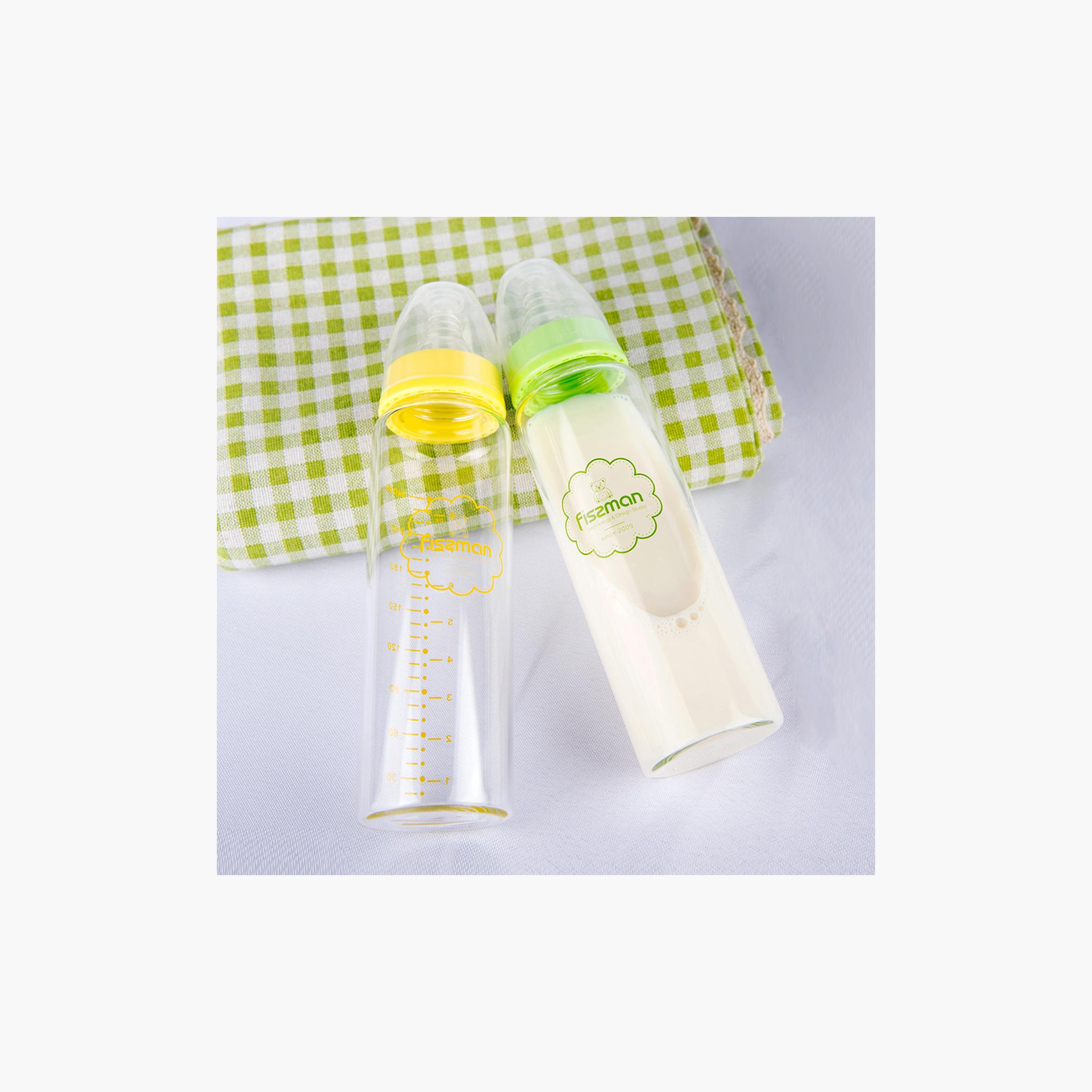 رضّاعة من زجاج البورسليكات من فيسمان - 240 مل-school-waterbottles-image-3
