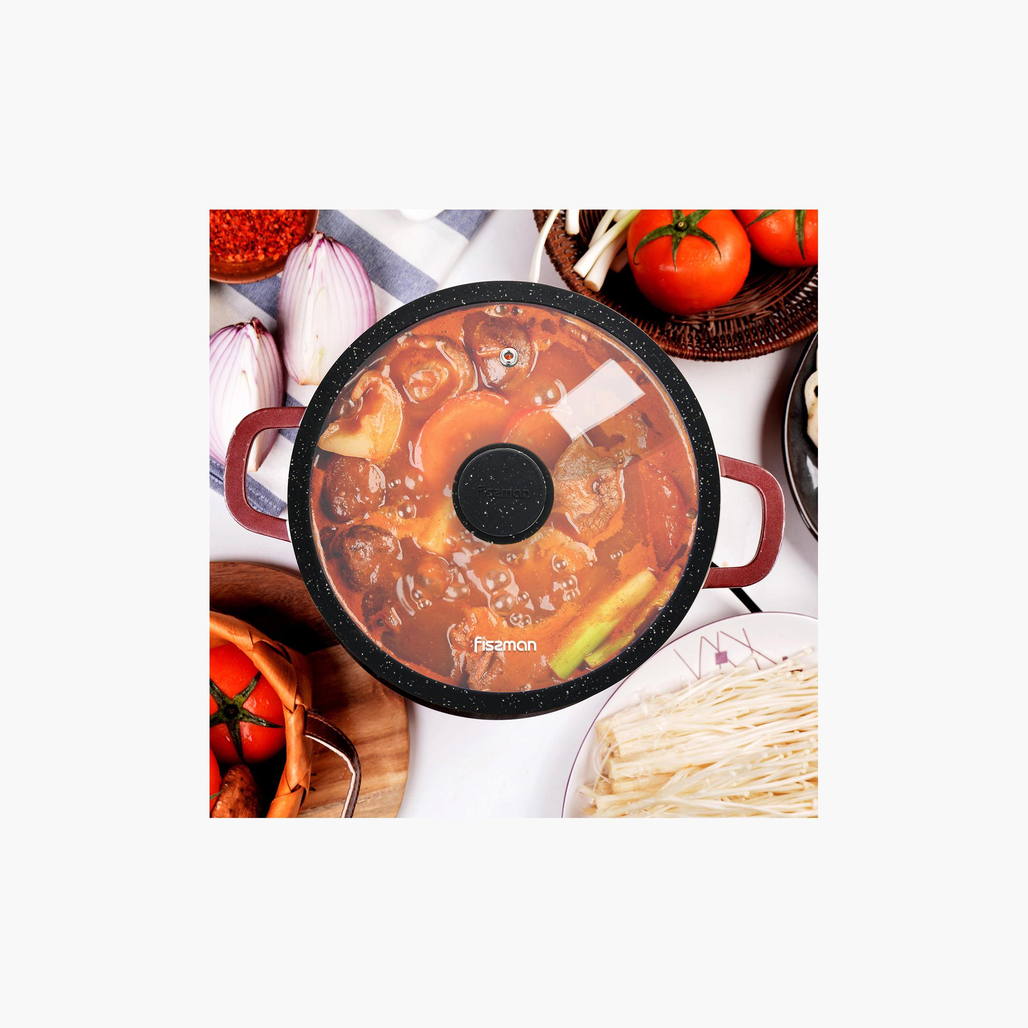 Fissman Arcades Glass Lid with Silicone Rim - 28 cm-household-kitchen-cookware-cookwareandsets-image-4