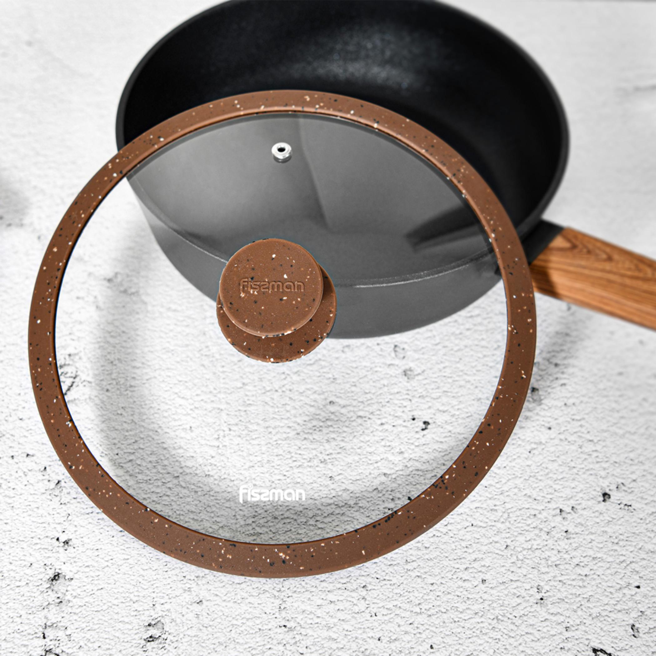 غطاء زجاجي بحافة سيليكون أركيدس من فيسمان - 26 سم-household-kitchen-cookware-potsandpans-image-1