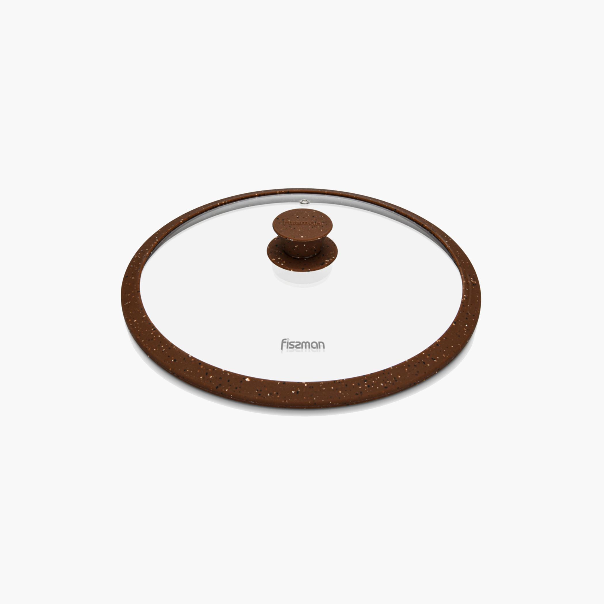 Fissman Arcades Glass Lid with Silicone Rim - 28 cms-household-kitchen-cookware-potsandpans-image-2