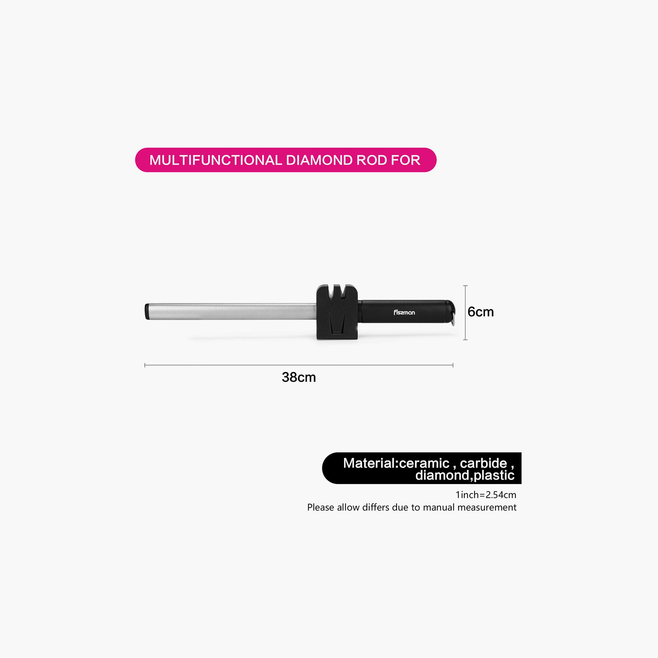 Diamond Multi-functional Rod for Knives Sharpening -household-kitchen-kitchentoolsandutensils-knives-image-2
