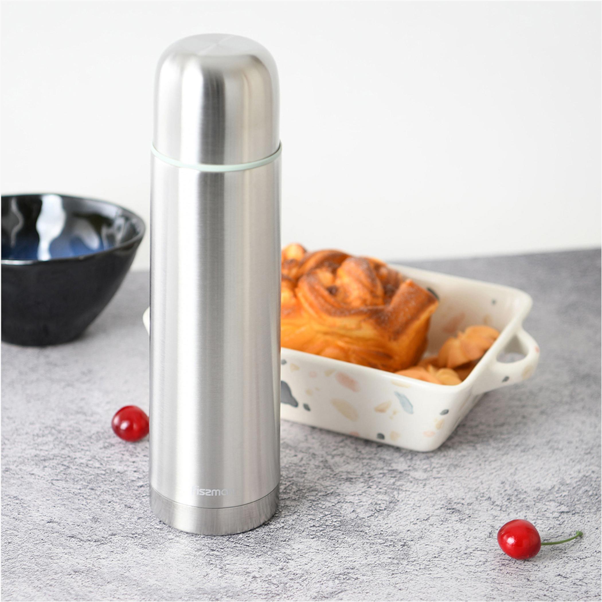 Fissman Stainless Steel Double Wall Vacuum Flask - 750 ml-household-dining-teaandcoffee-vacuumflaskscoffeeandteapots-image-1