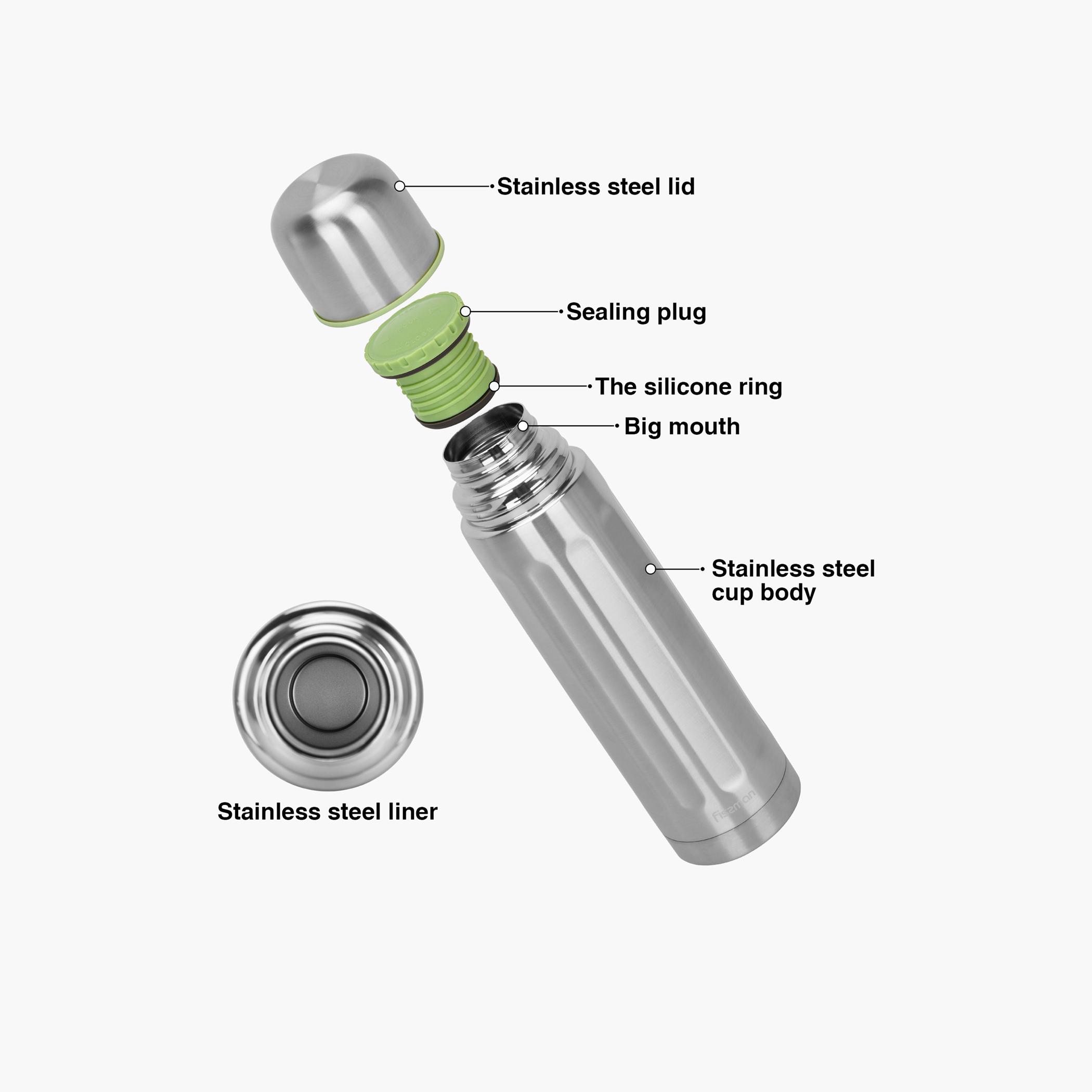 Solid Stainless Steel Double Wall Vacuum Flask - 750 ml-household-dining-teaandcoffee-vacuumflaskscoffeeandteapots-image-3