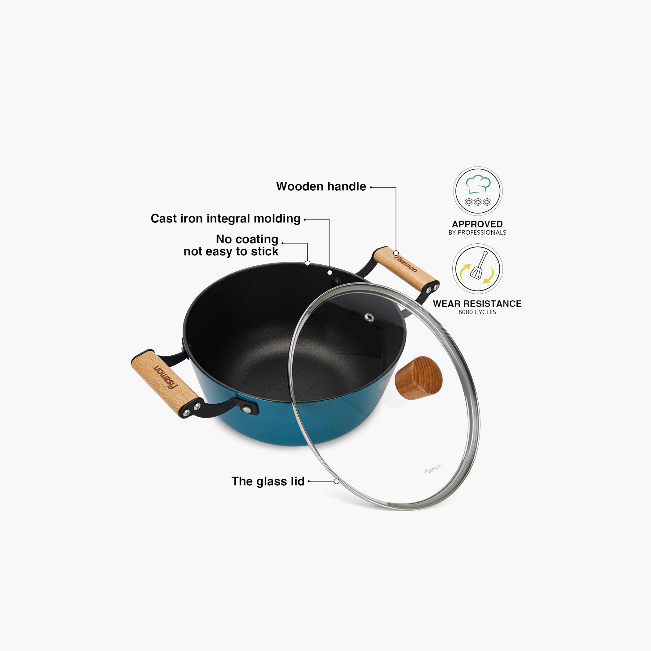 قدر مرق من حديد الزهر المطلي بغطاء زجاجي من فيسمان - 4 لتر-household-kitchen-cookware-potsandpans-image-2