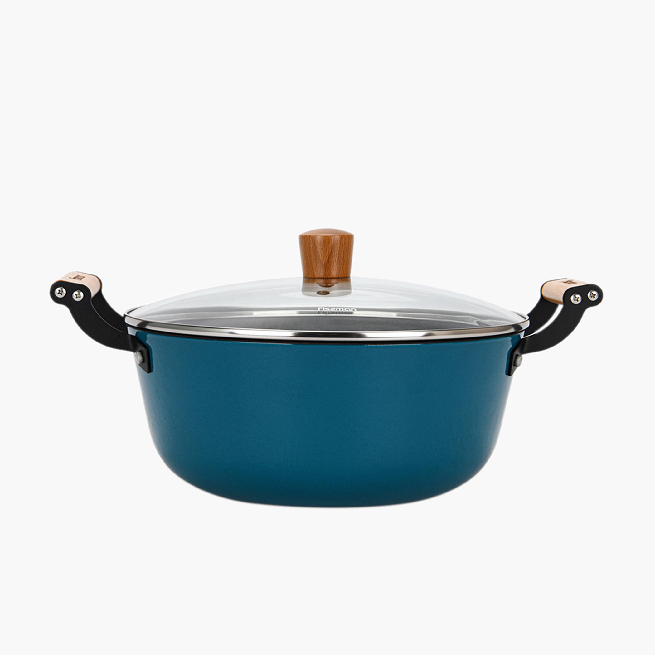 قدر مرق حديد زهر مع غطاء زجاجي من فيسمان-household-kitchen-cookware-potsandpans-image-2