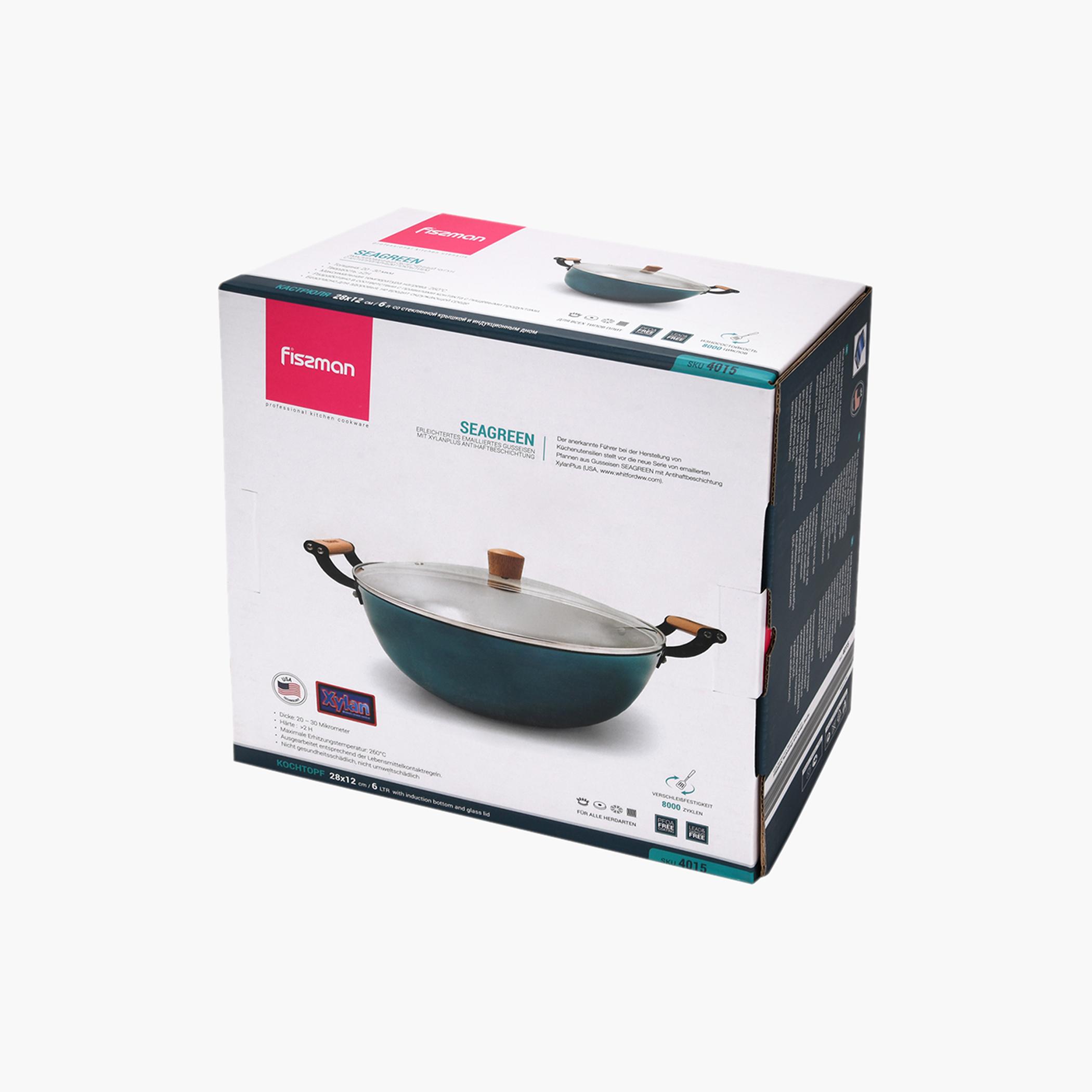 قدر مرق حديد زهر مع غطاء زجاجي من فيسمان-household-kitchen-cookware-potsandpans-image-4