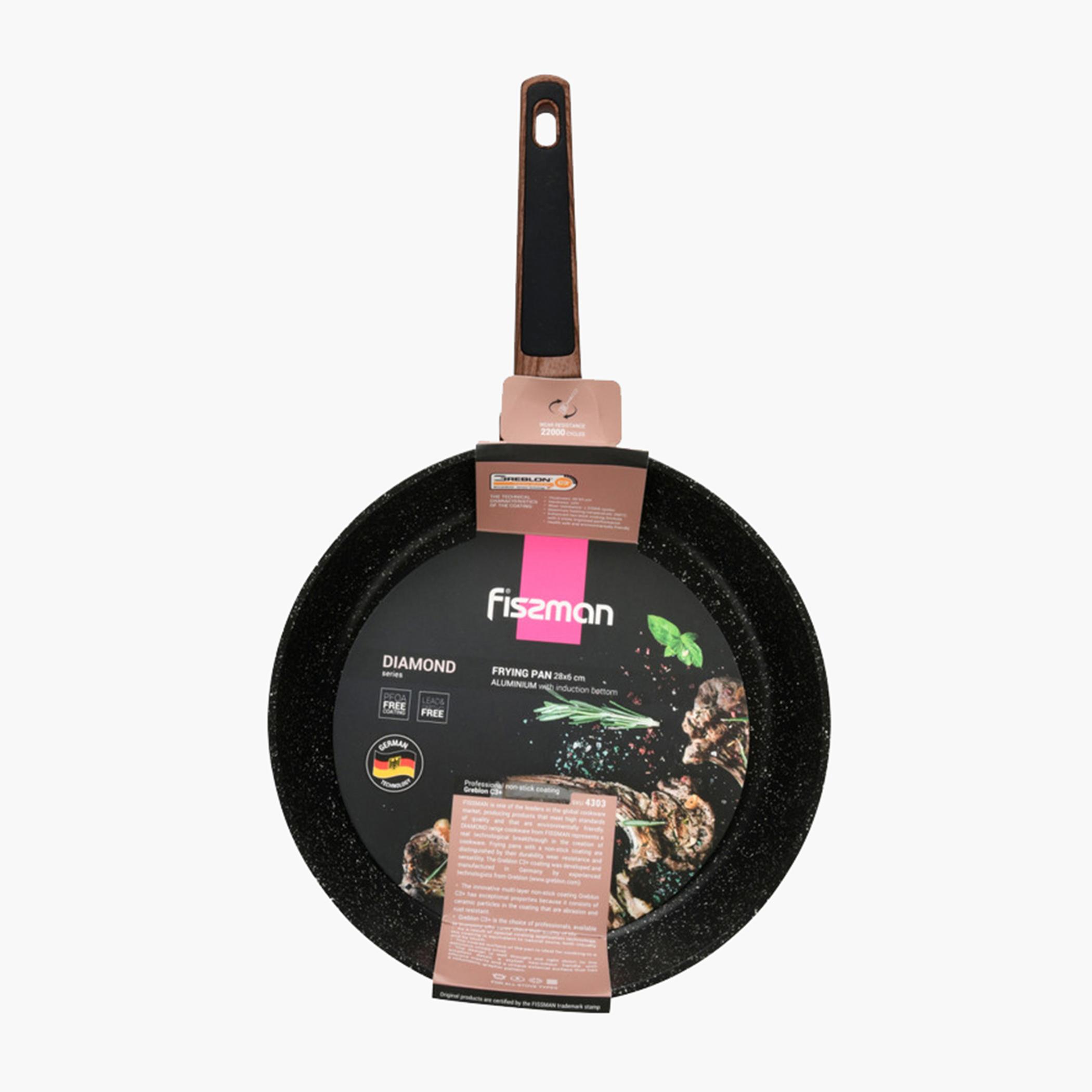 مقلاة ألومنيوم غير لاصقة بقاعدة حث من سلسلة دايموند من فيسمان - 28 سم-household-kitchen-cookware-potsandpans-image-8