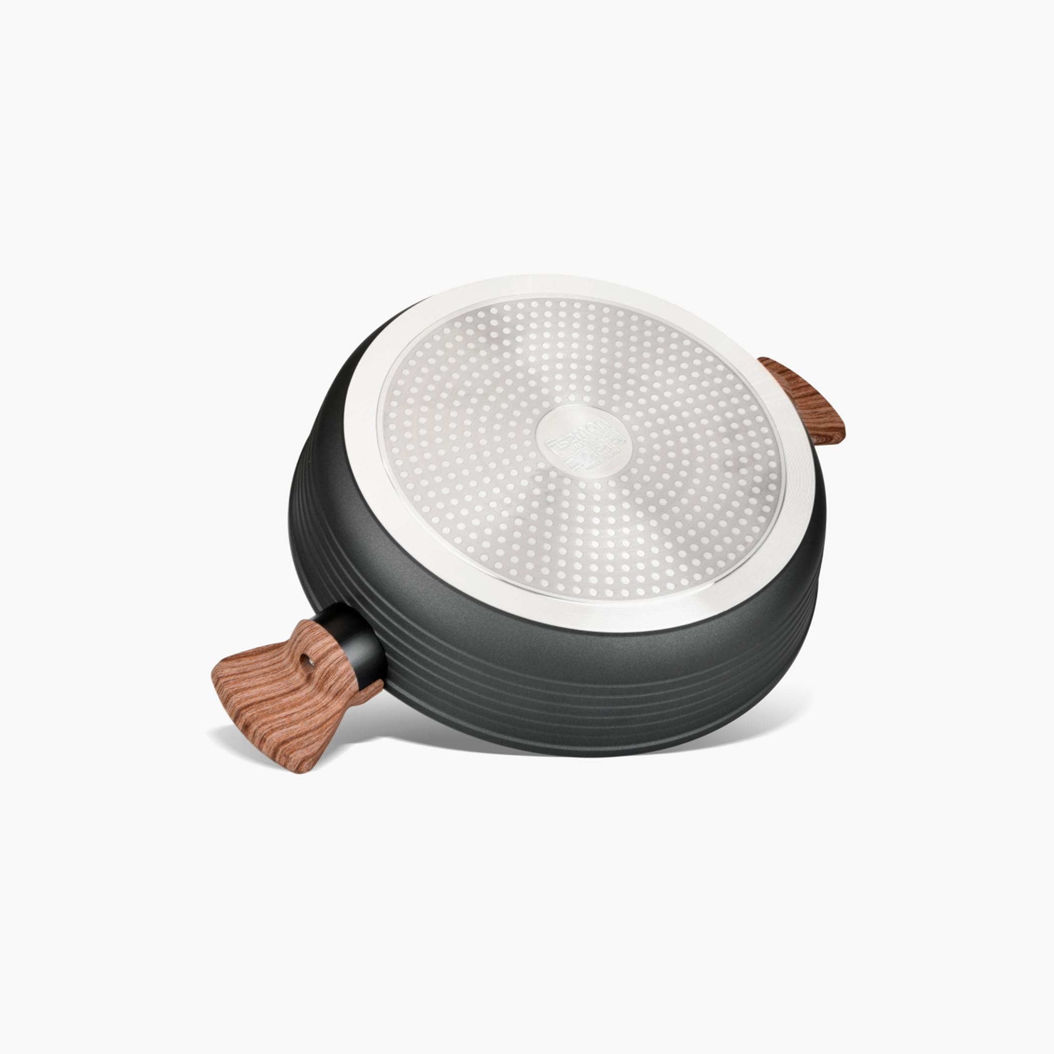 كسرولة مسطحة بغطاء زجاجي دايموند من فيسمان - 28 لتر-household-kitchen-cookware-potsandpans-image-4