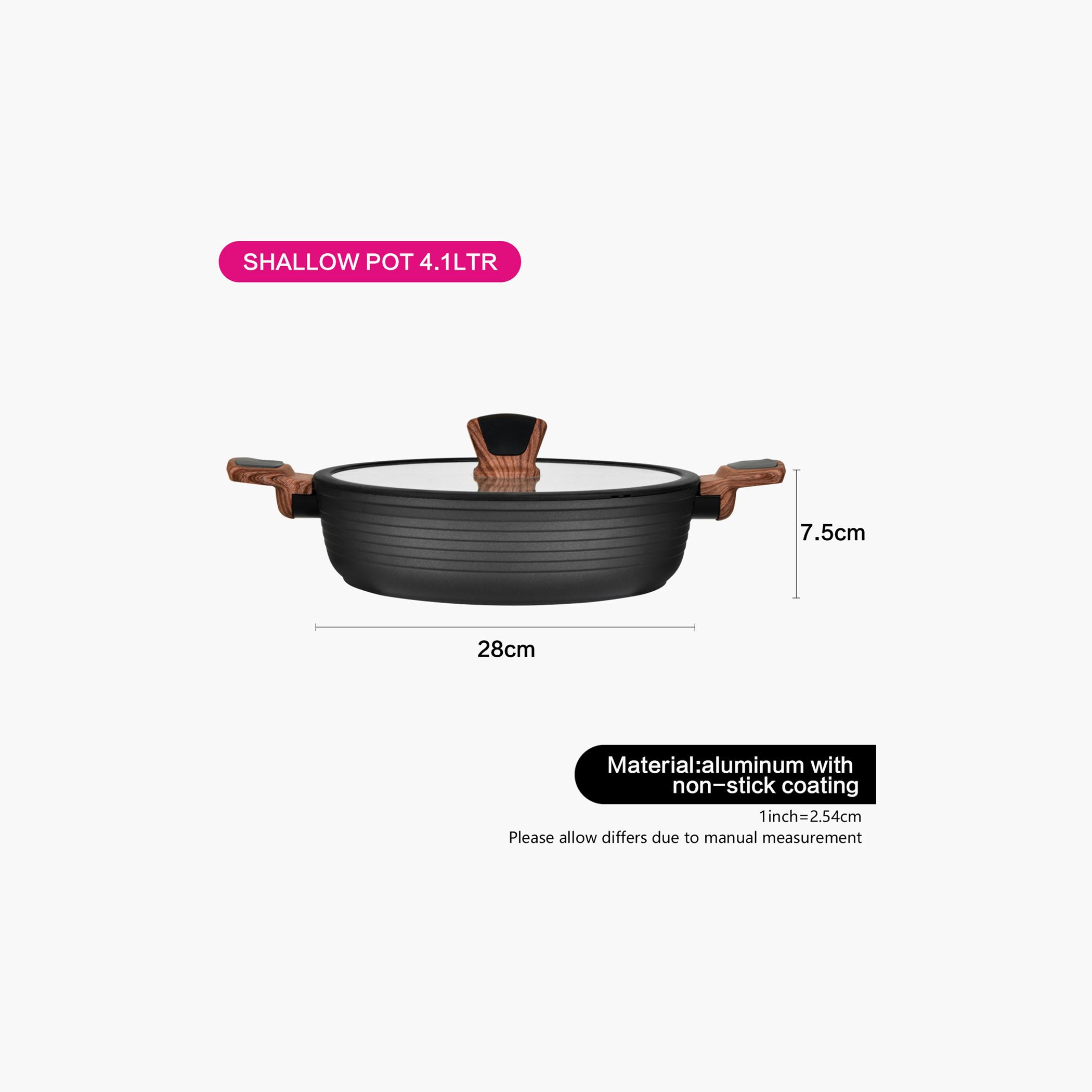 كسرولة مسطحة بغطاء زجاجي دايموند من فيسمان - 28 لتر-household-kitchen-cookware-potsandpans-image-9