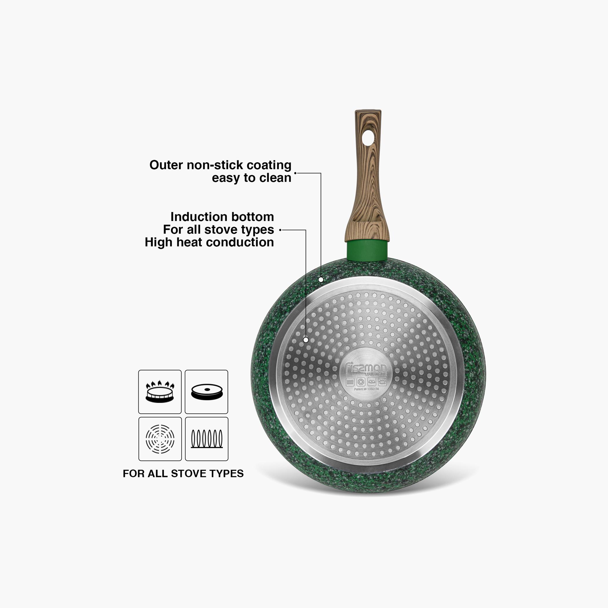 مقلاة ملاكيت غير لاصقة من فيسمان - 24 سم-household-kitchen-cookware-potsandpans-image-5