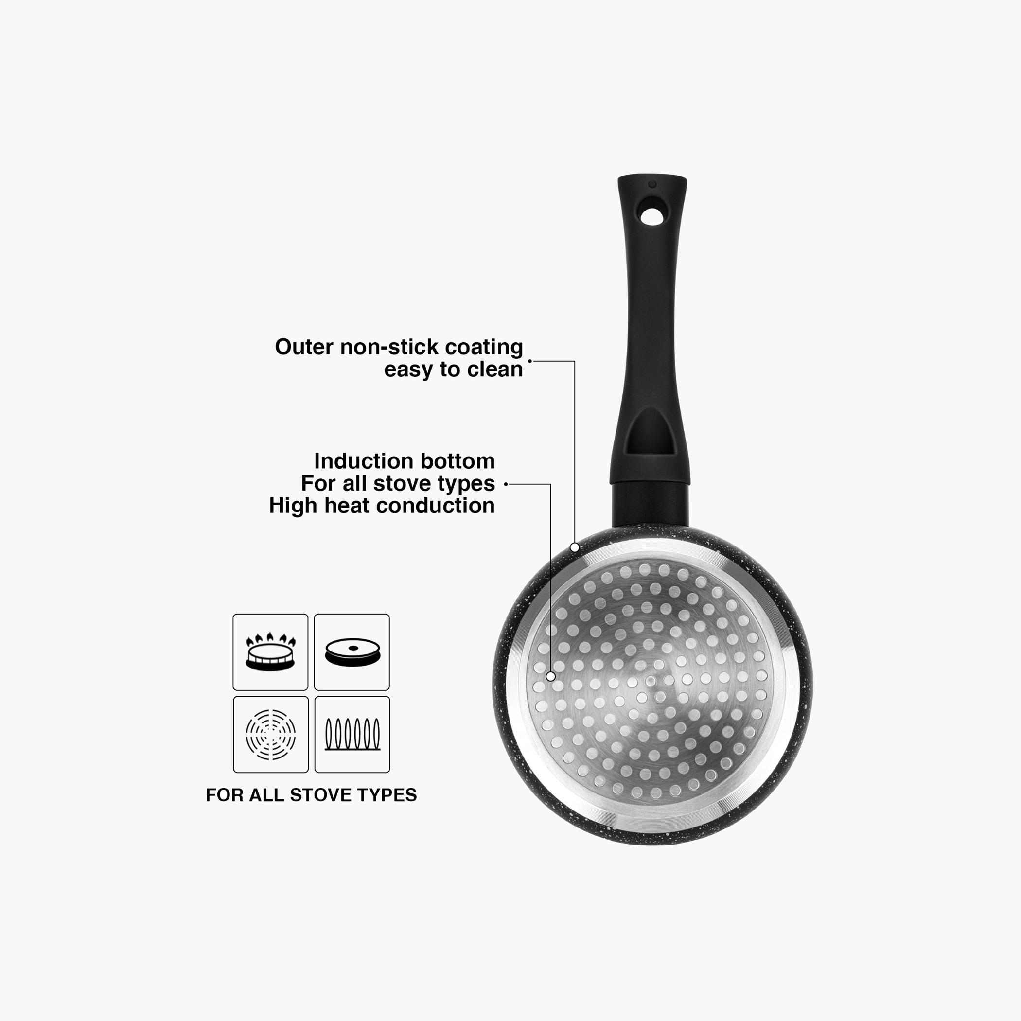 وعاء صلصة ألومنيوم غير قابل للالتصاق من فيسمان - 1 لتر-household-kitchen-cookware-potsandpans-image-3