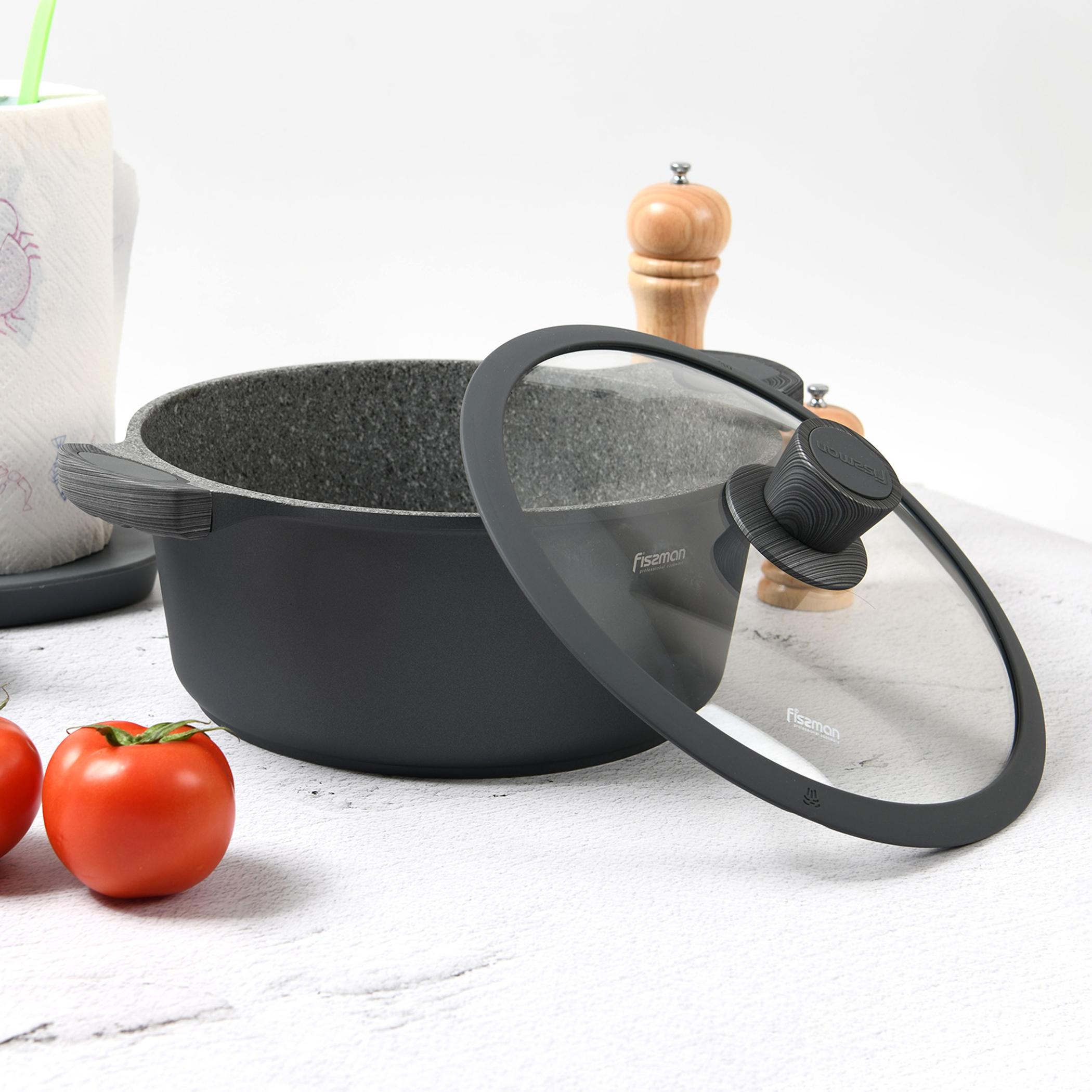 Non-Stick Stock Pot with Glass Lid - 2.4 L-household-kitchen-cookware-potsandpans-image-1