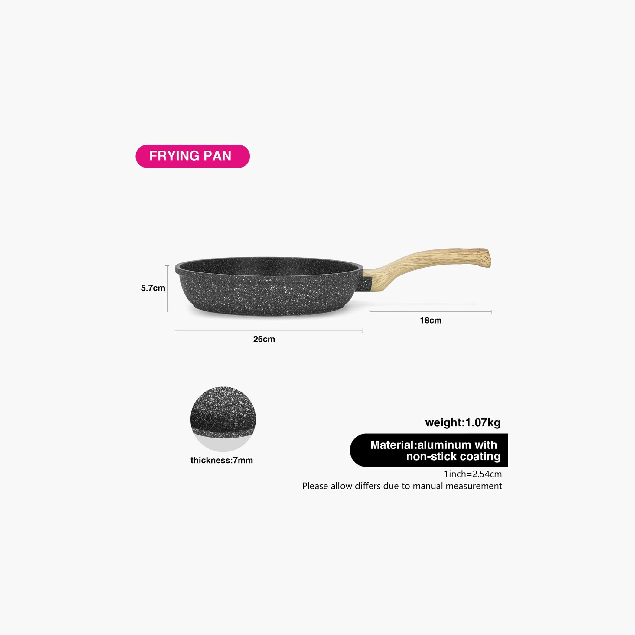 مقلاة ألومنيوم غير لاصقة بقاعدة حث أليندي من فيسمان - 26 سم-household-kitchen-cookware-potsandpans-image-2