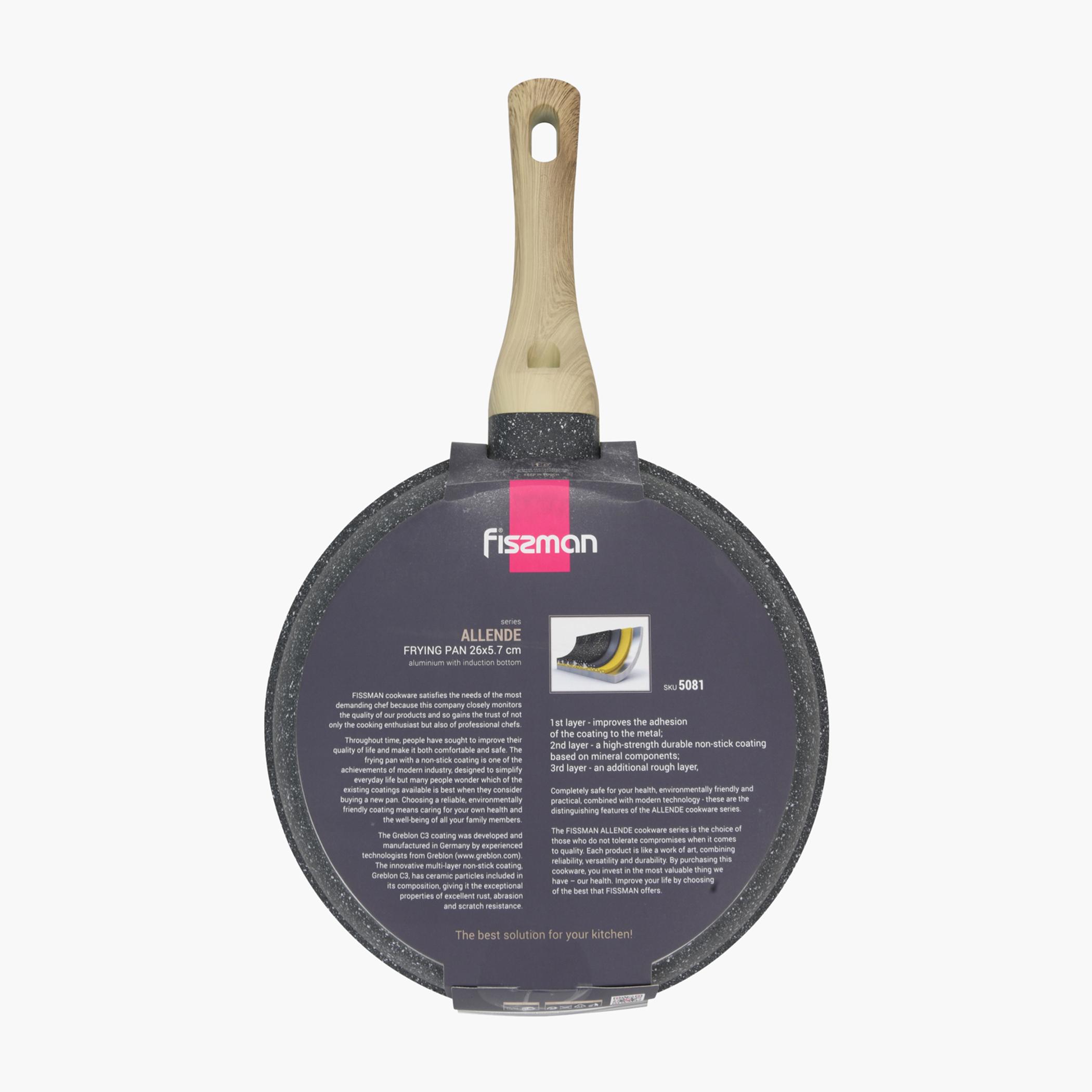 مقلاة ألومنيوم غير لاصقة بقاعدة حث أليندي من فيسمان - 26 سم-household-kitchen-cookware-potsandpans-image-4