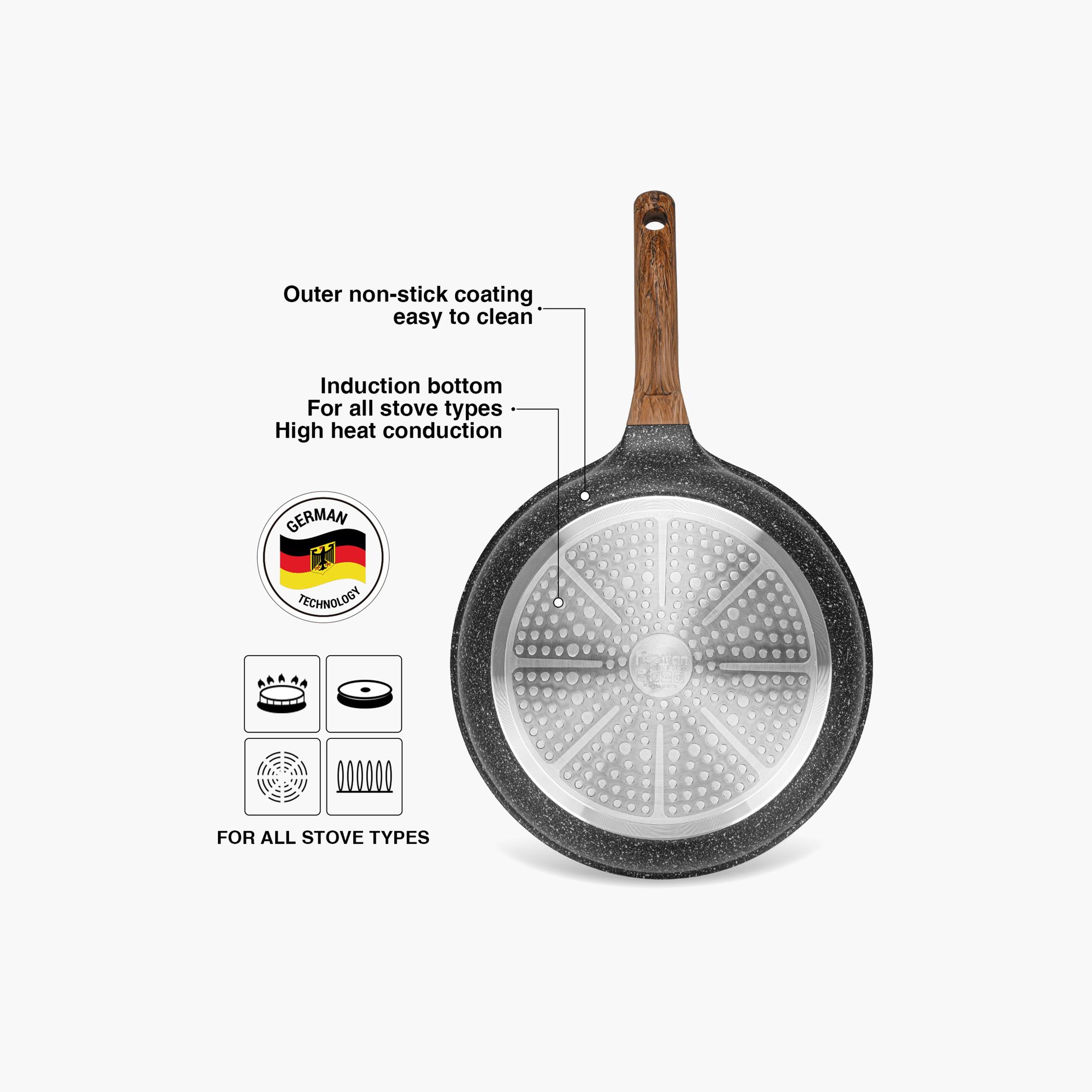 مقلاة ألمونيوم حجري غير لاصقة سبيس من فيسمان-household-kitchen-cookware-potsandpans-image-3