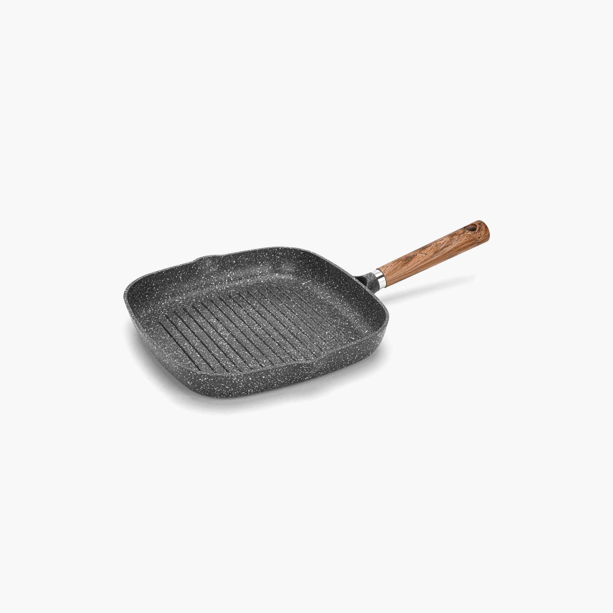 Milano Series Square Aluminium Non-Stick Grill Pan-household-kitchen-cookware-potsandpans-image-1