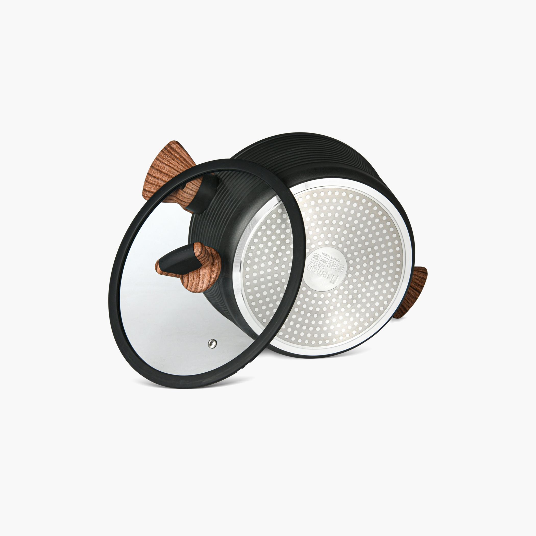 قدر حساء ألمونيوم غير لاصق مع غطاء زجاجي داياموند من فيسمان - 2.6 لتر-household-kitchen-cookware-potsandpans-image-6