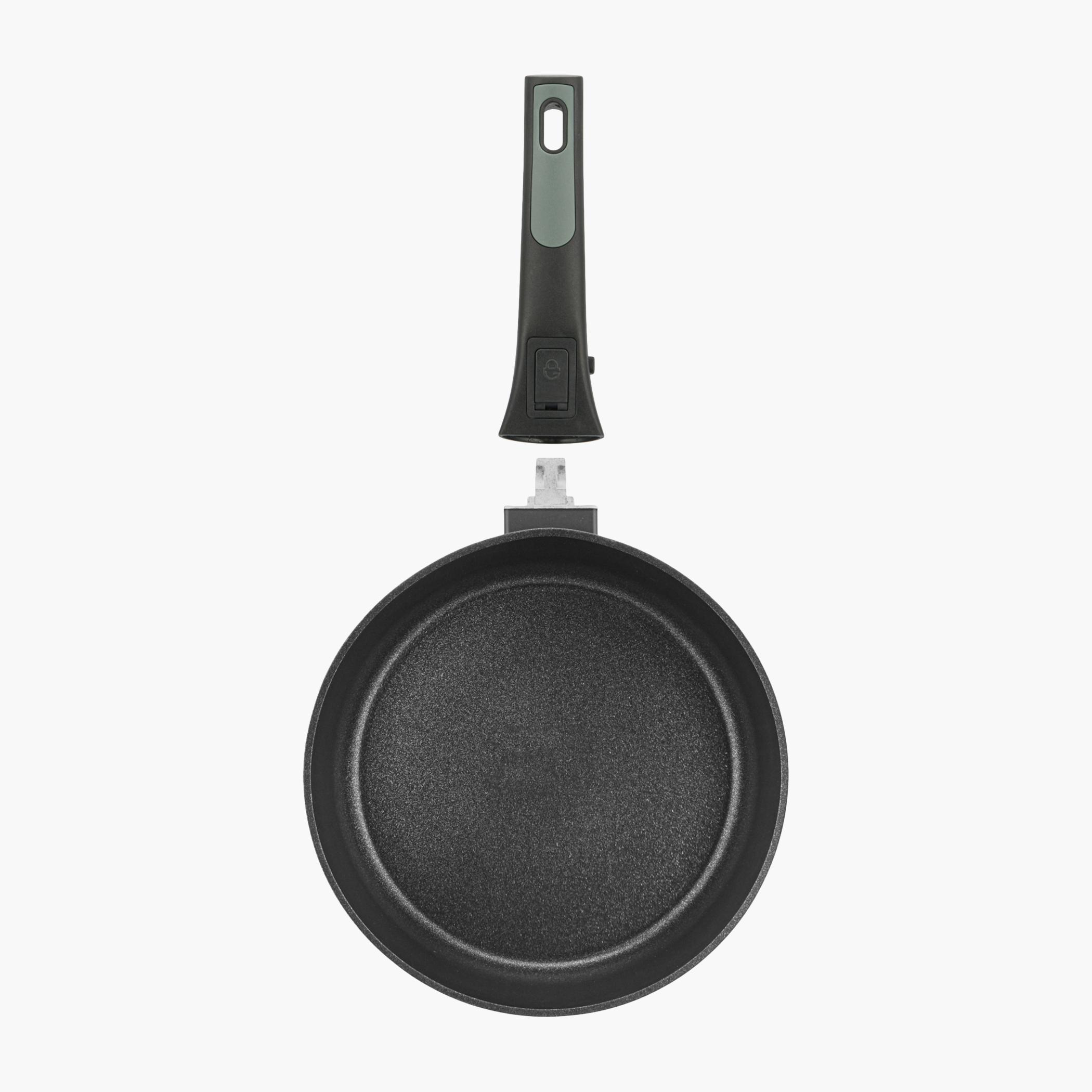 مقلاة ألومنيوم عميقة غير لاصقة مع غطاء زجاجي بريليانت من فيسمان - 28 سم-household-kitchen-cookware-potsandpans-image-1