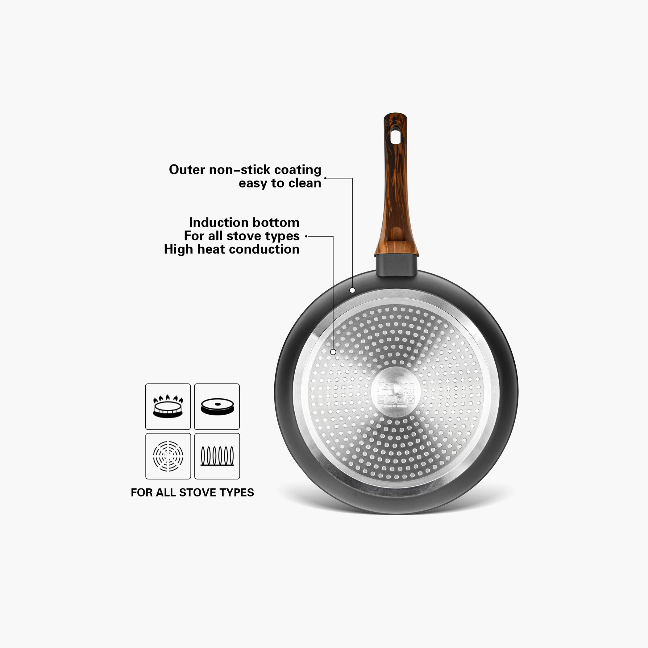 Fissman Capella Series Aluminum Frying Pan - 24 cms-household-kitchen-cookware-potsandpans-image-5