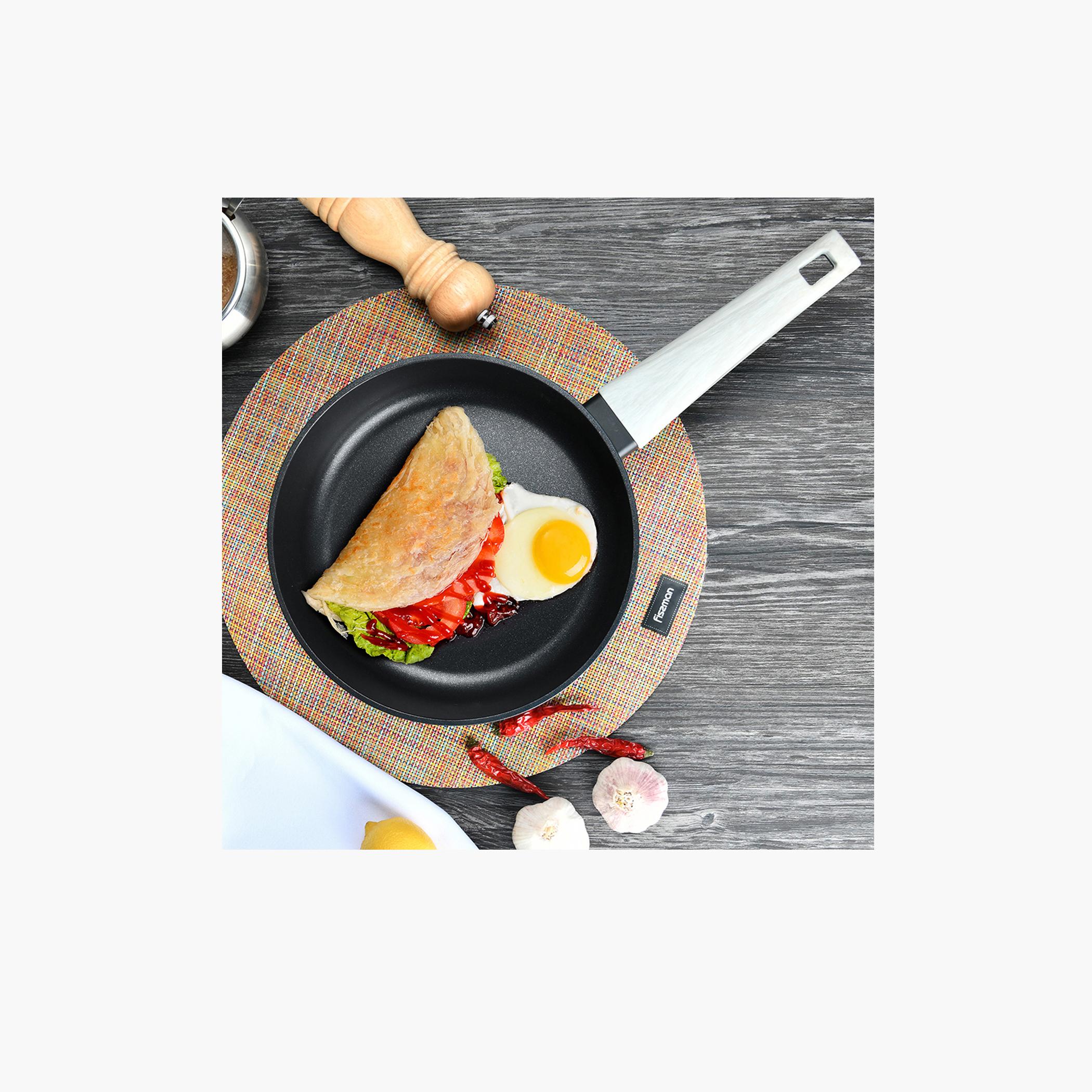 Mira Series Aluminium Deep Frying Pan - 28 cm-household-kitchen-cookware-potsandpans-image-1