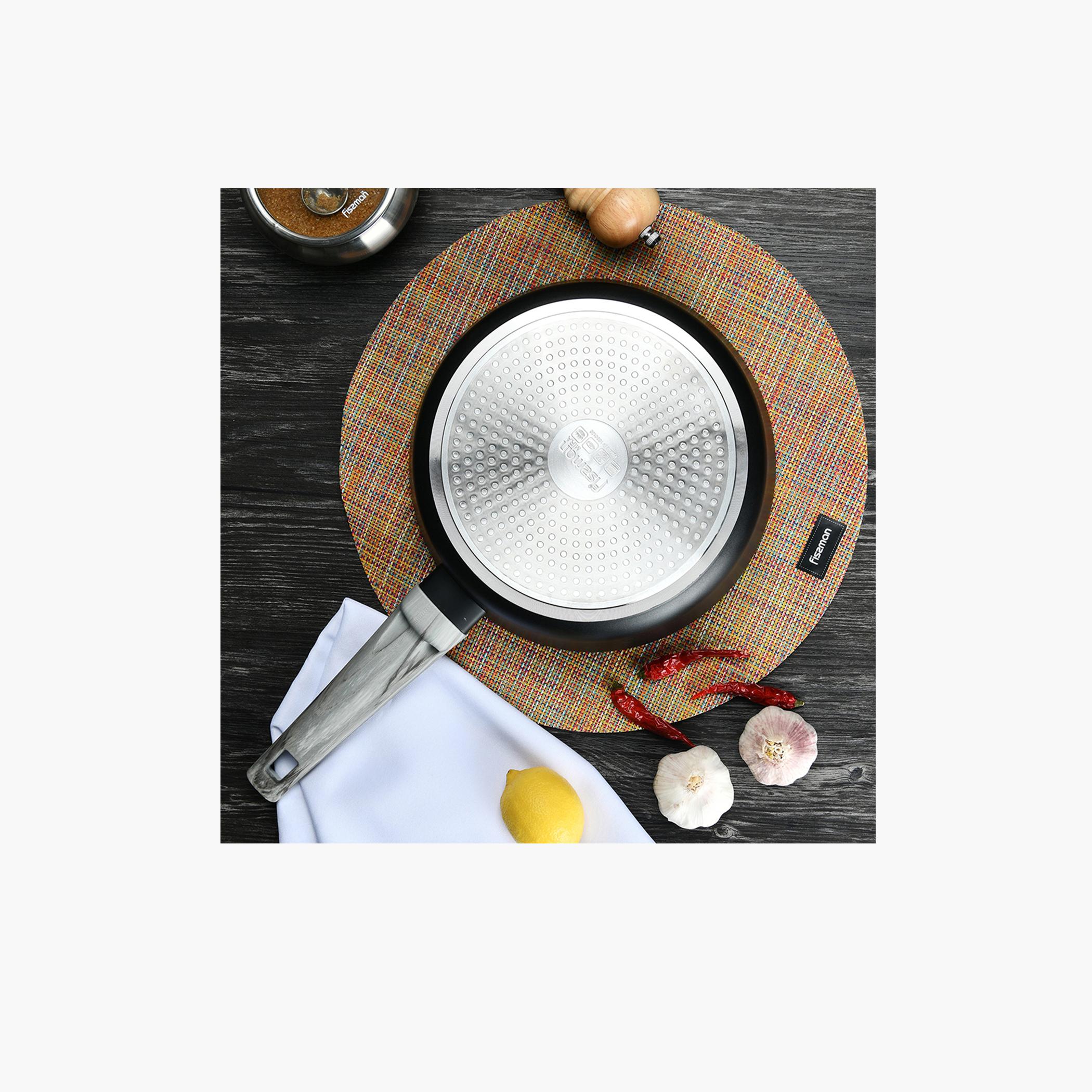 Mira Series Aluminium Deep Frying Pan - 28 cm-household-kitchen-cookware-potsandpans-image-2