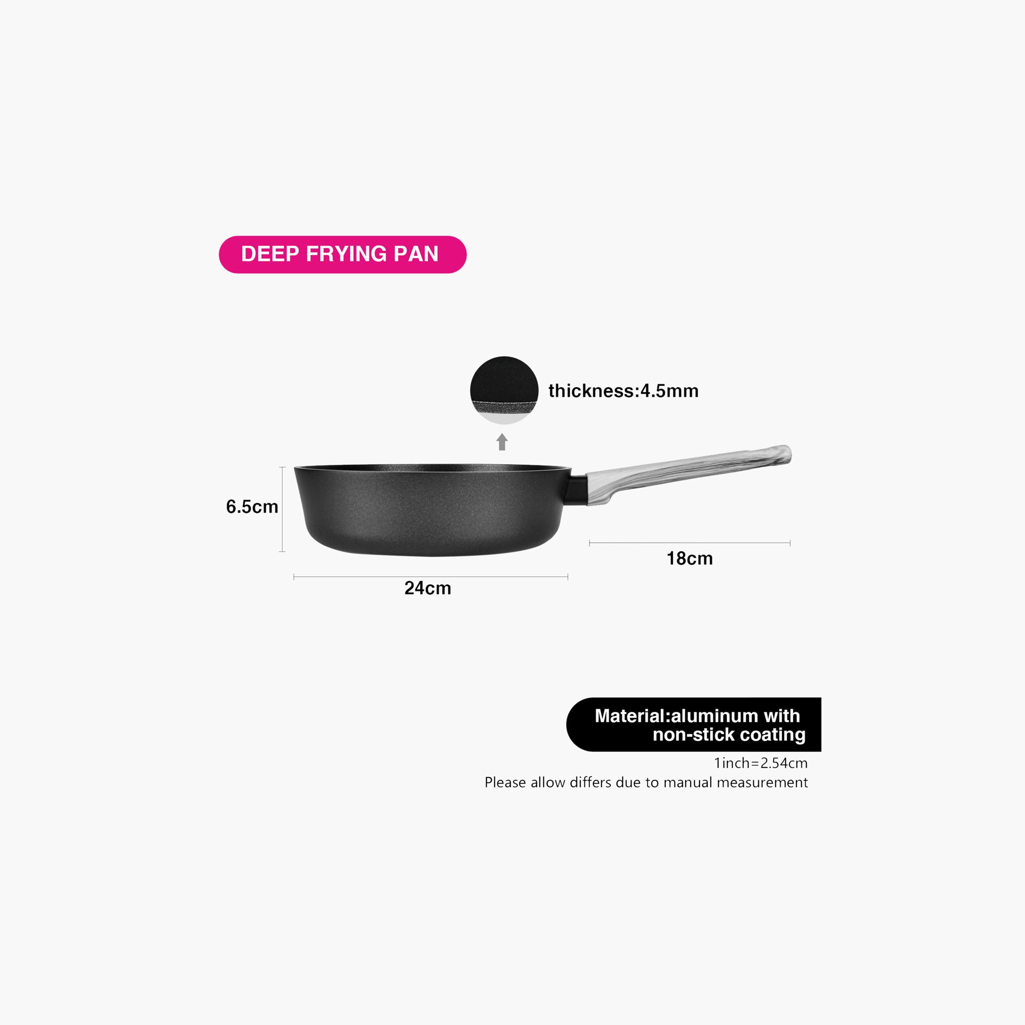 Mira Series Aluminium Deep Frying Pan - 28 cm-household-kitchen-cookware-potsandpans-image-8