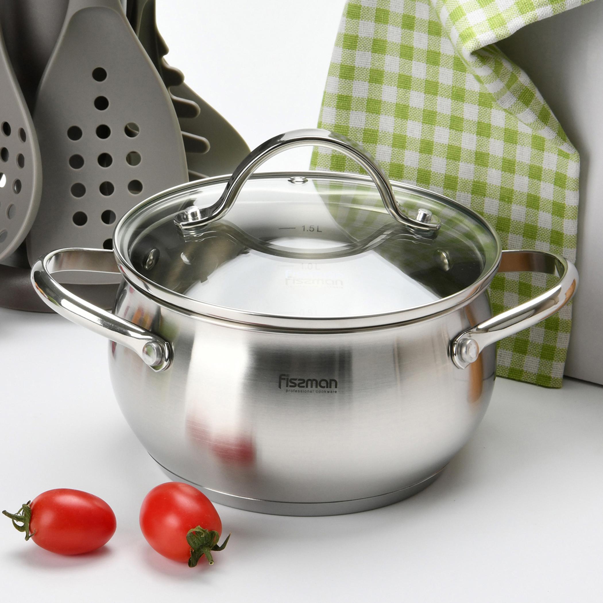 Martinez Series Stockpot with Glass Lid - 5.9 L-household-kitchen-cookware-potsandpans-image-1