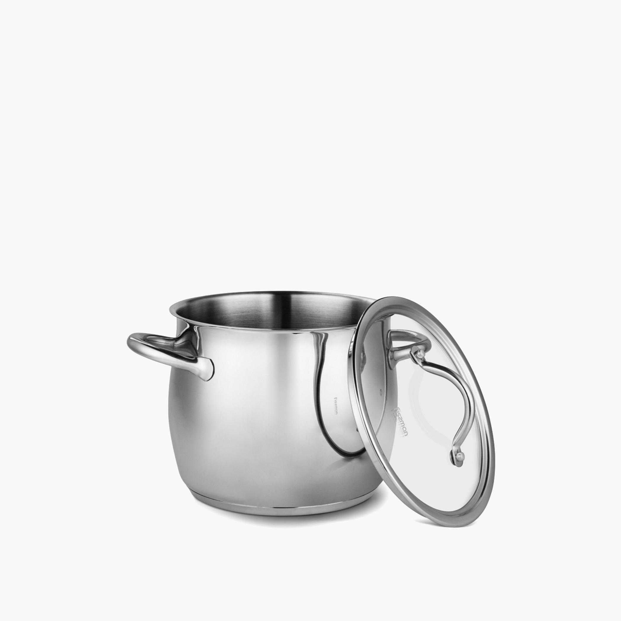 قدر مرق ستانلس ستيل بغطاء زجاجي من فيسمان  - 6 لتر-household-kitchen-cookware-potsandpans-image-6