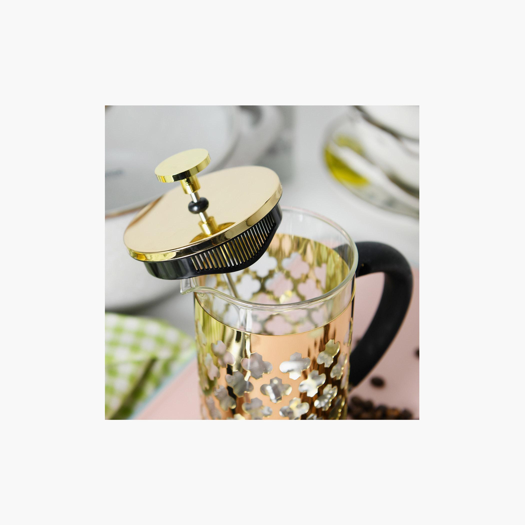 Fissman Amado Series Borosilicate Glass French Press Coffee Maker - 600 ml-household-dining-teaandcoffee-teaandcoffeeaccessories-image-4