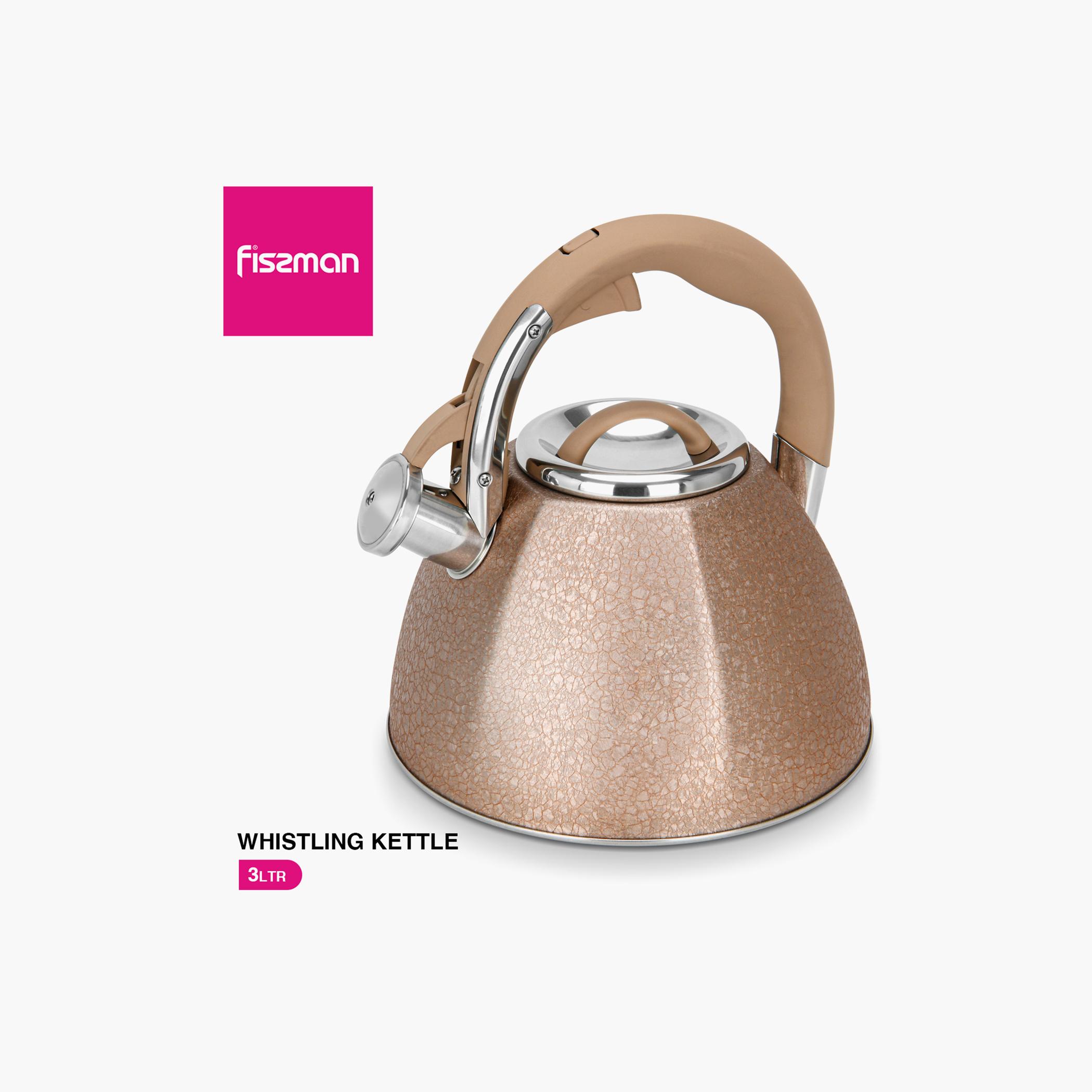 Goldy Stainless Steel Whistling Kettle - 3 L-household-dining-teaandcoffee-vacuumflaskscoffeeandteapots-image-7