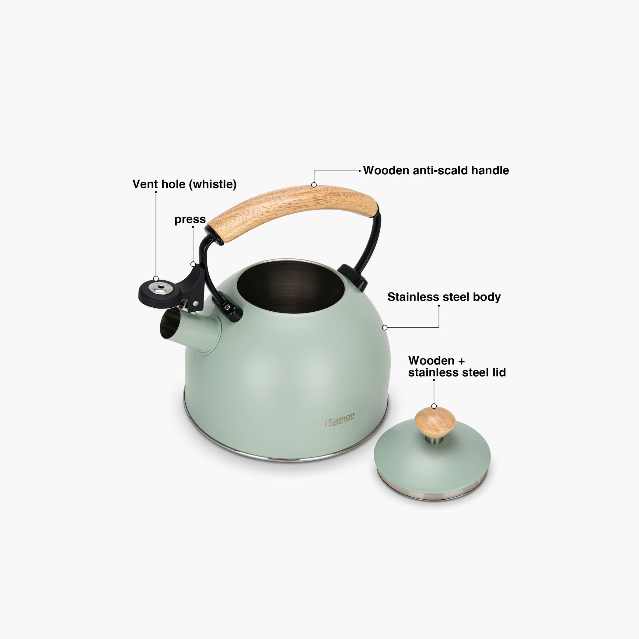 Joyce Stainless Steel Whistling Kettle - 2.5 L-household-dining-teaandcoffee-vacuumflaskscoffeeandteapots-image-5