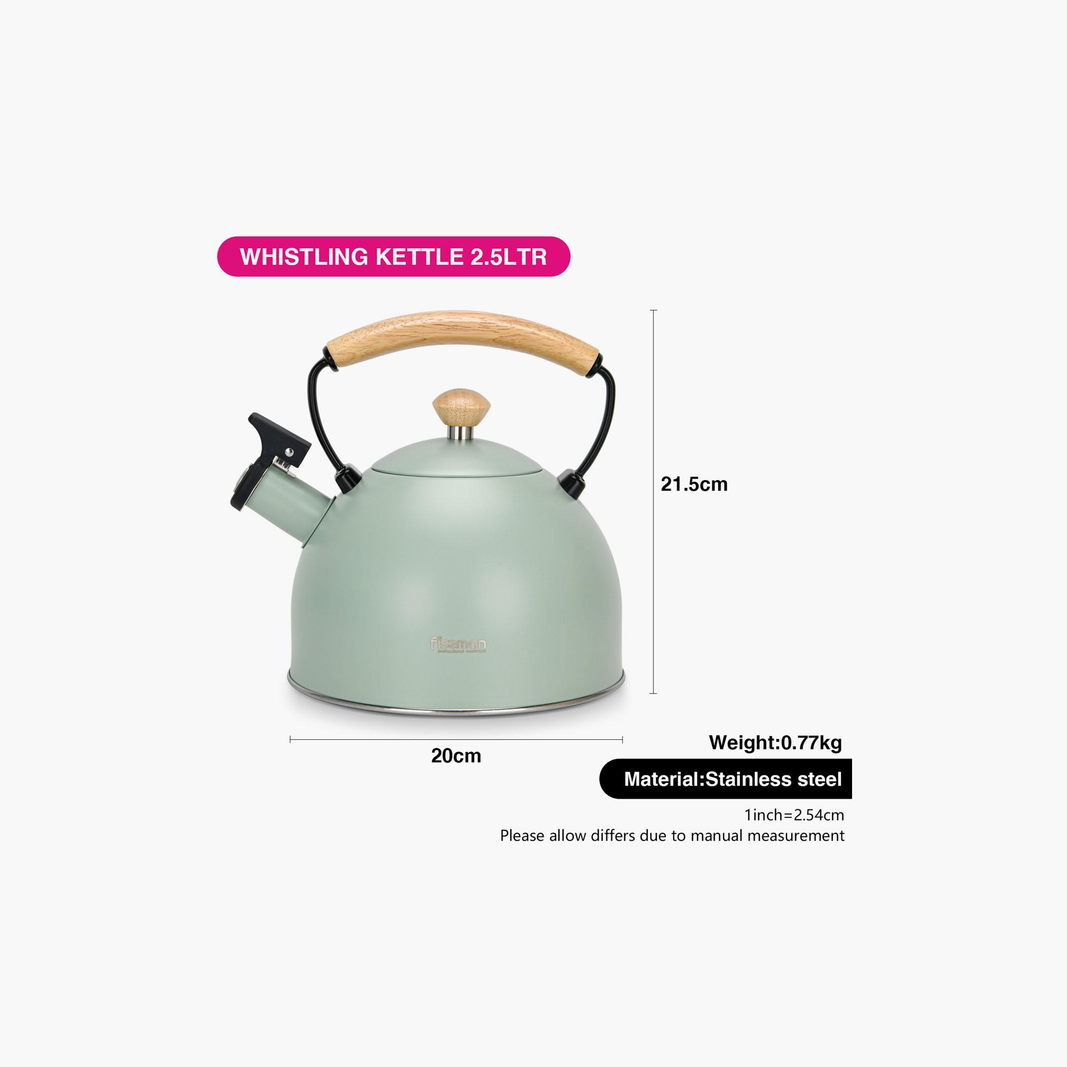 Joyce Stainless Steel Whistling Kettle - 2.5 L-household-dining-teaandcoffee-vacuumflaskscoffeeandteapots-image-7