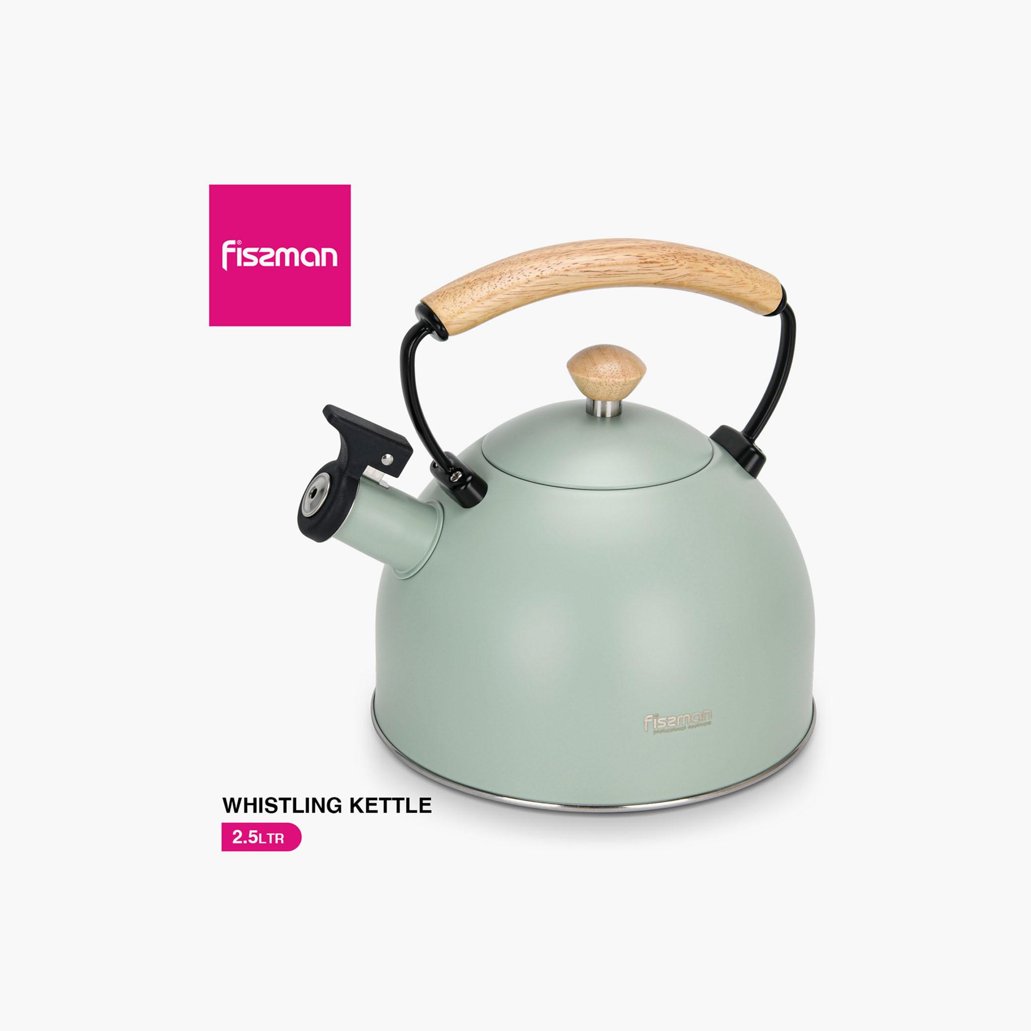 Joyce Stainless Steel Whistling Kettle - 2.5 L-household-dining-teaandcoffee-vacuumflaskscoffeeandteapots-image-2