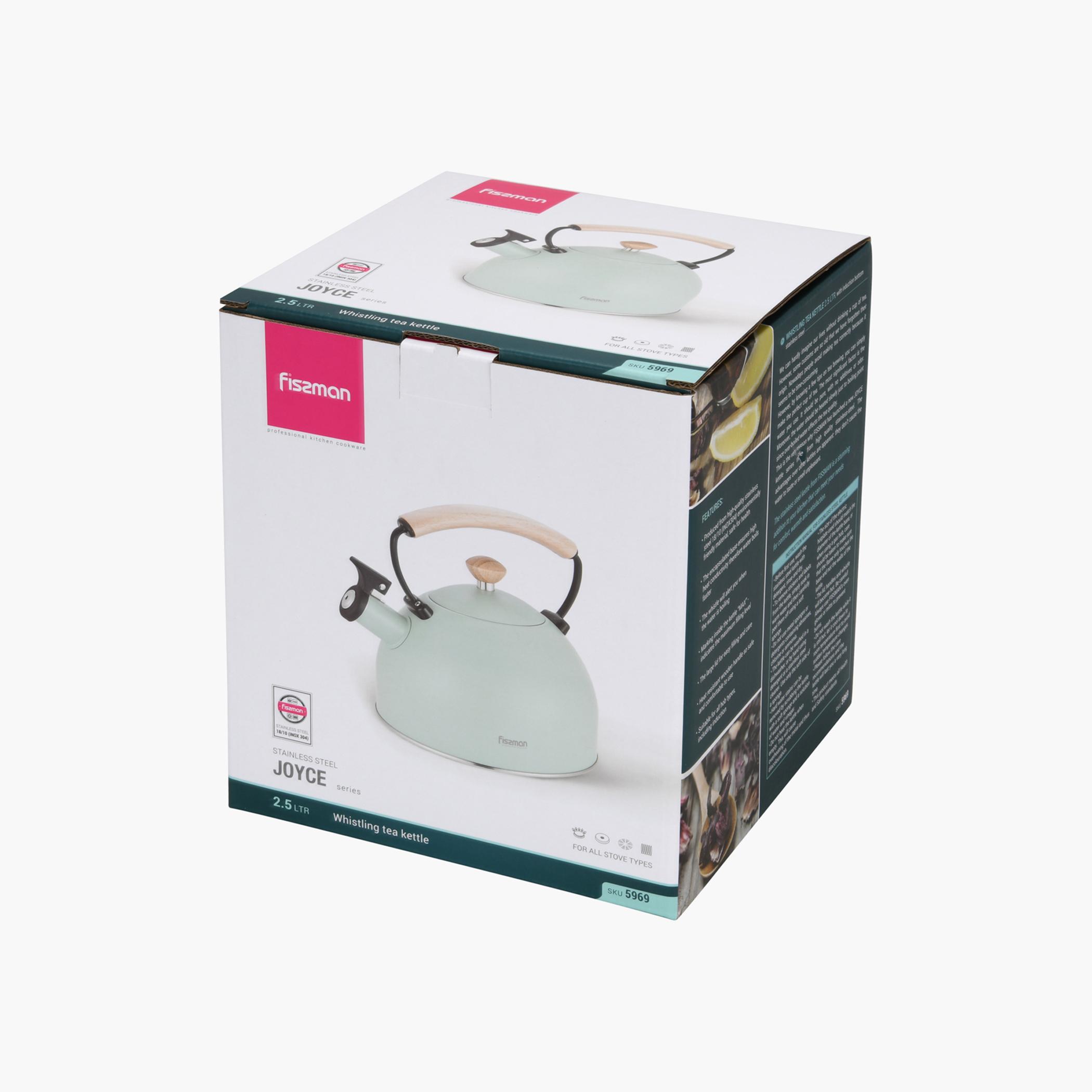Joyce Stainless Steel Whistling Kettle - 2.5 L-household-dining-teaandcoffee-vacuumflaskscoffeeandteapots-image-8