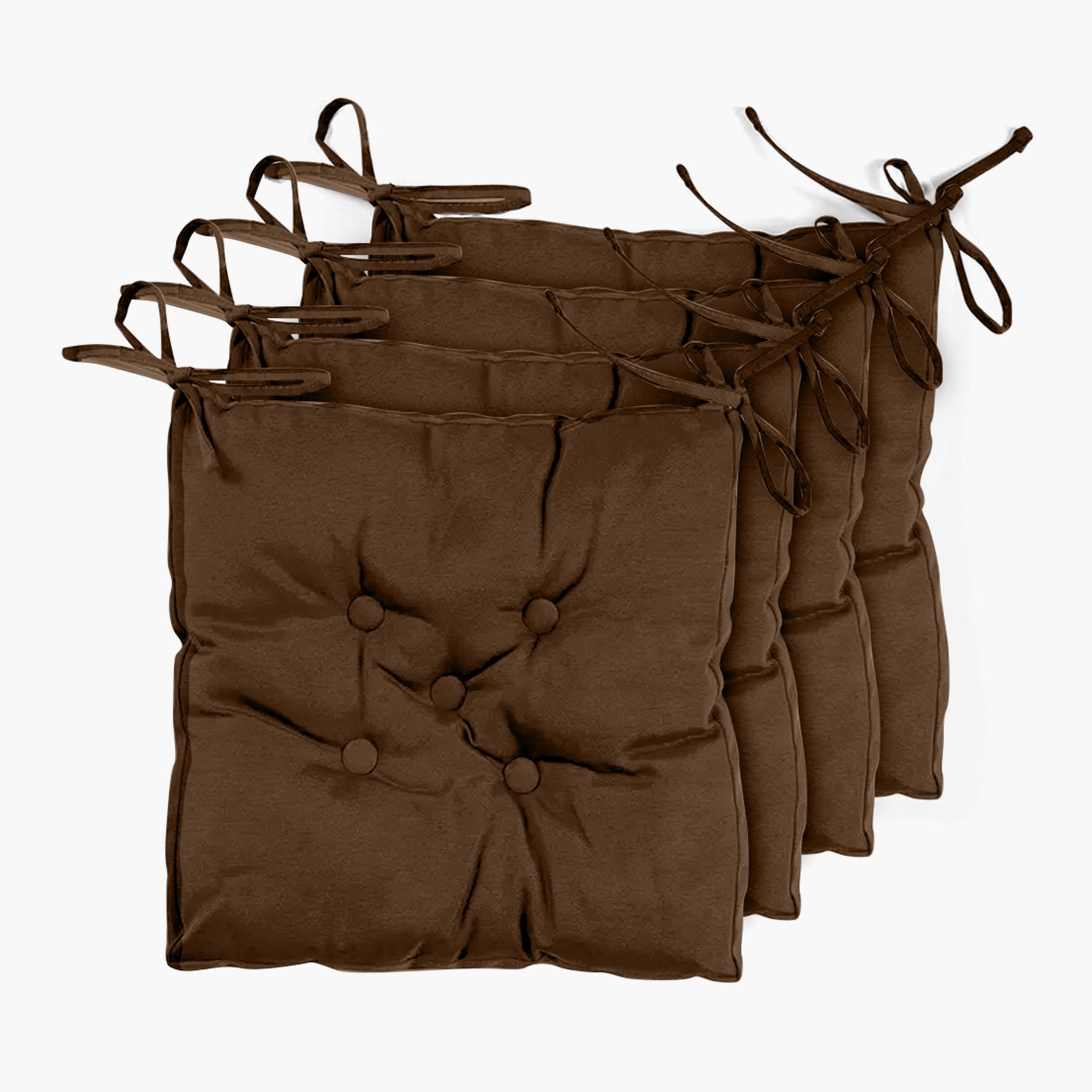 Ultima 4-Piece Quilted Chair Pad Pack - 40x40 cm-hbxdecorandfurnishings-homefurnishings-cushionsandcovers-chaircovers-image-1