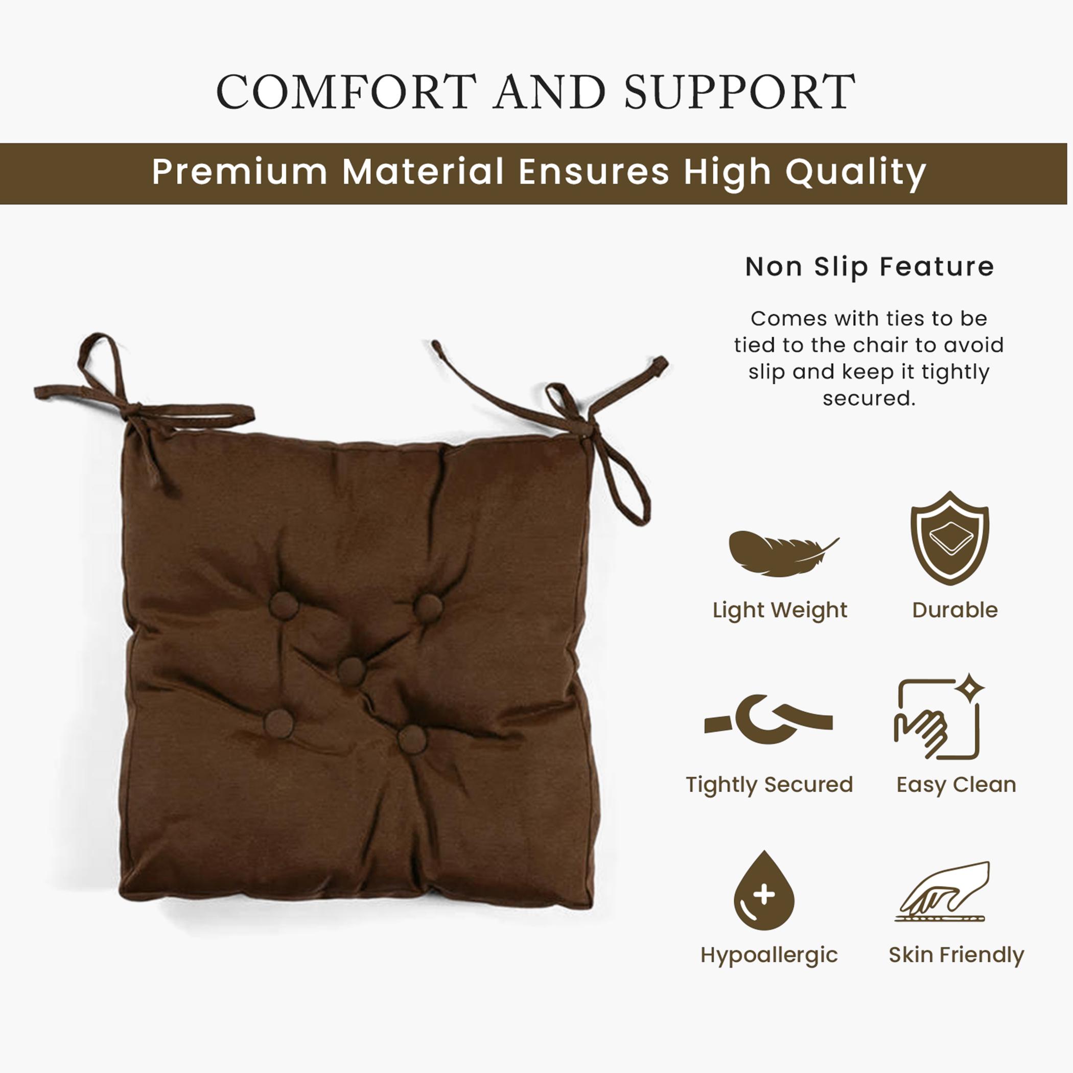 Ultima 4-Piece Quilted Chair Pad Pack - 40x40 cm-hbxdecorandfurnishings-homefurnishings-cushionsandcovers-chaircovers-image-4
