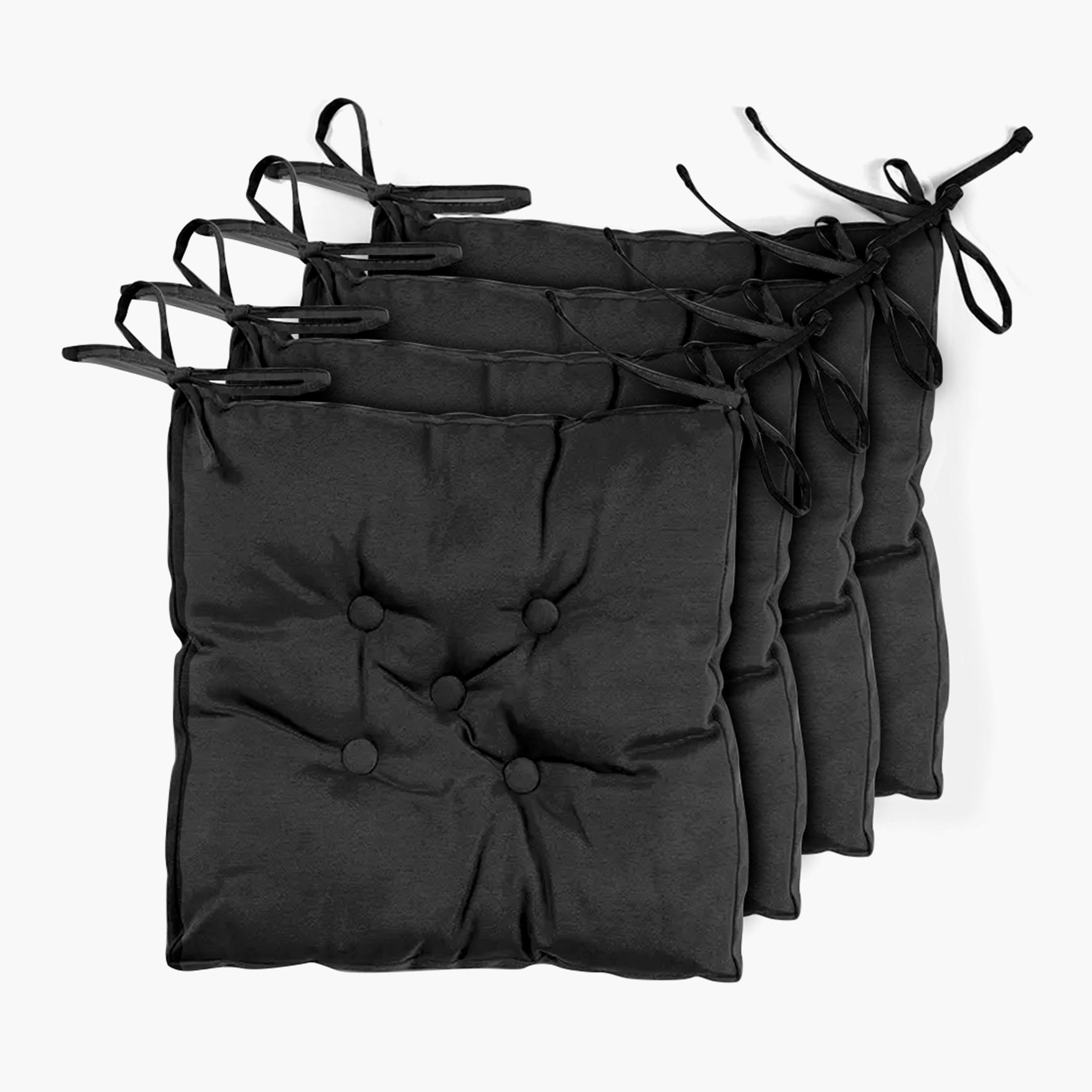 Ultima 4-Piece Quilted Chair Pad Pack - 40x40 cm-hbxdecorandfurnishings-homefurnishings-cushionsandcovers-chaircovers-image-1