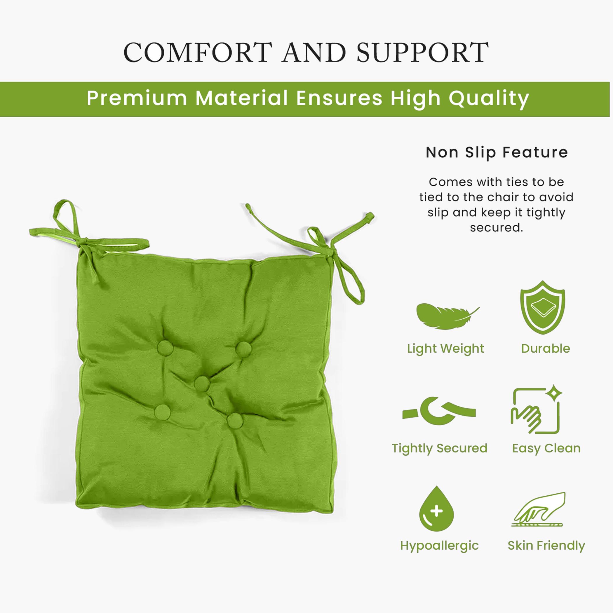 Ultima 4-Piece Quilted Chair Pad Pack - 40x40 cm-hbxdecorandfurnishings-homefurnishings-cushionsandcovers-chaircovers-image-4