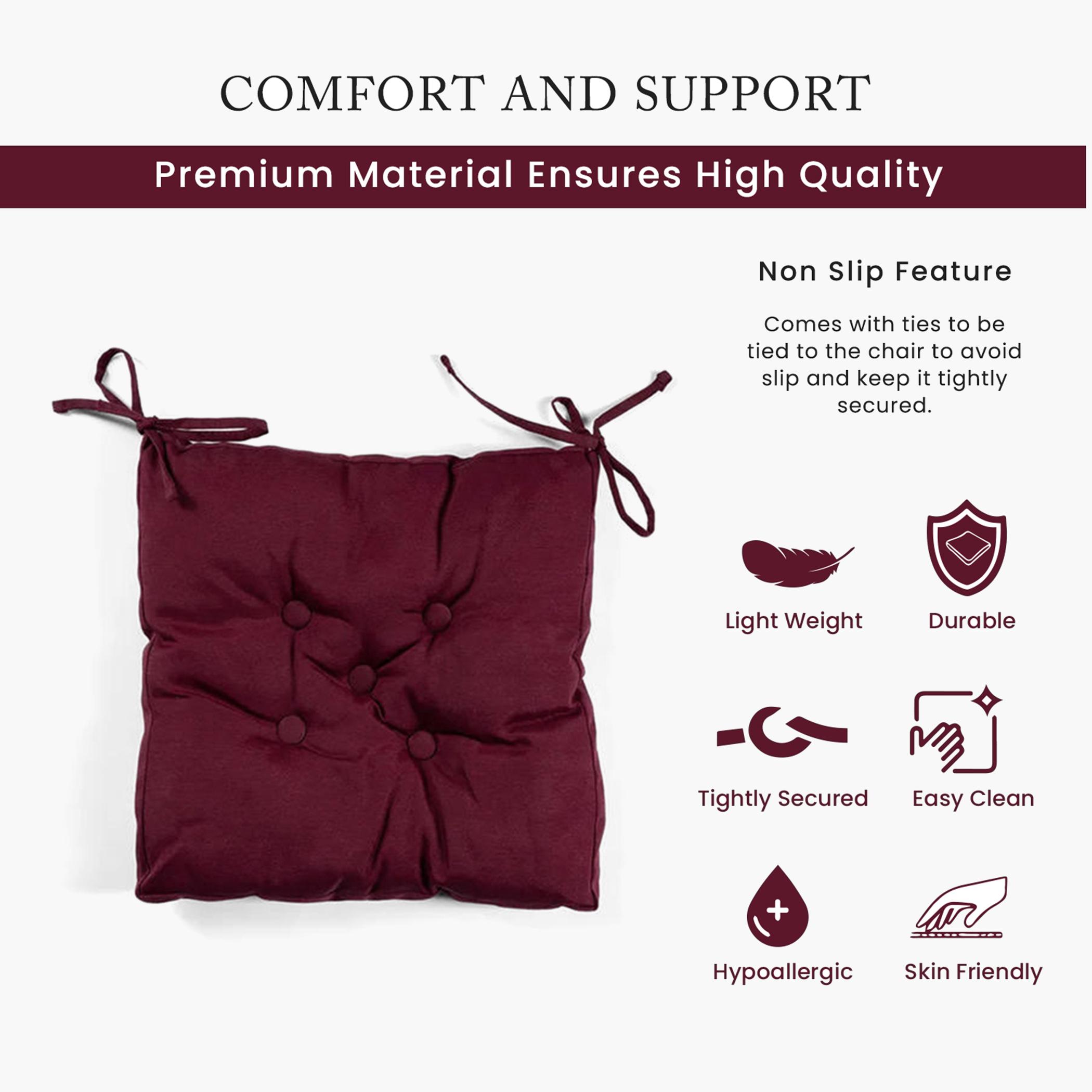 Ultima 4-Piece Quilted Chair Pad Pack - 40x40 cm-hbxdecorandfurnishings-homefurnishings-cushionsandcovers-chaircovers-image-4